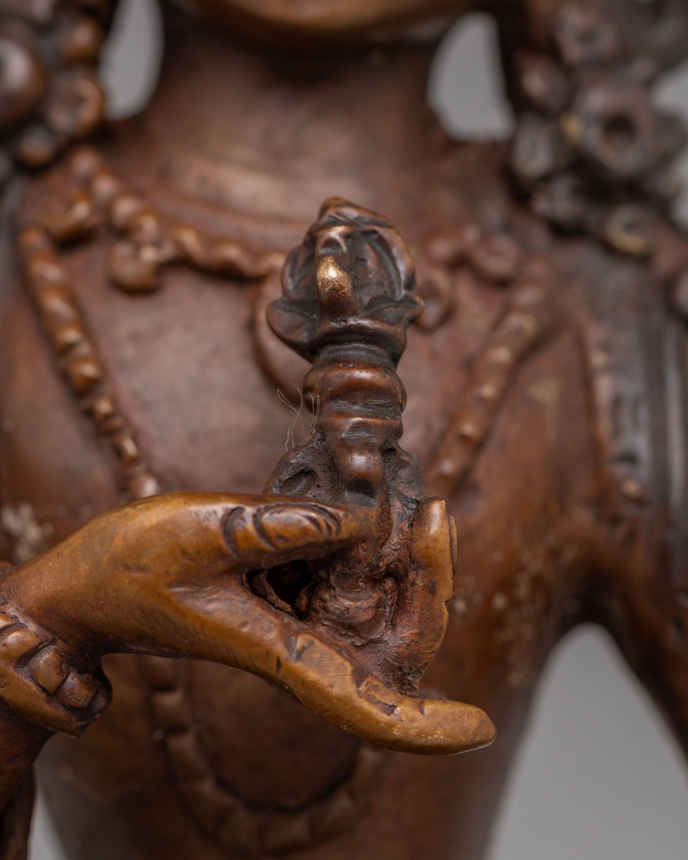 Handmade Oxidized Vajrasattva Statue | Tibetan Buddhist Art