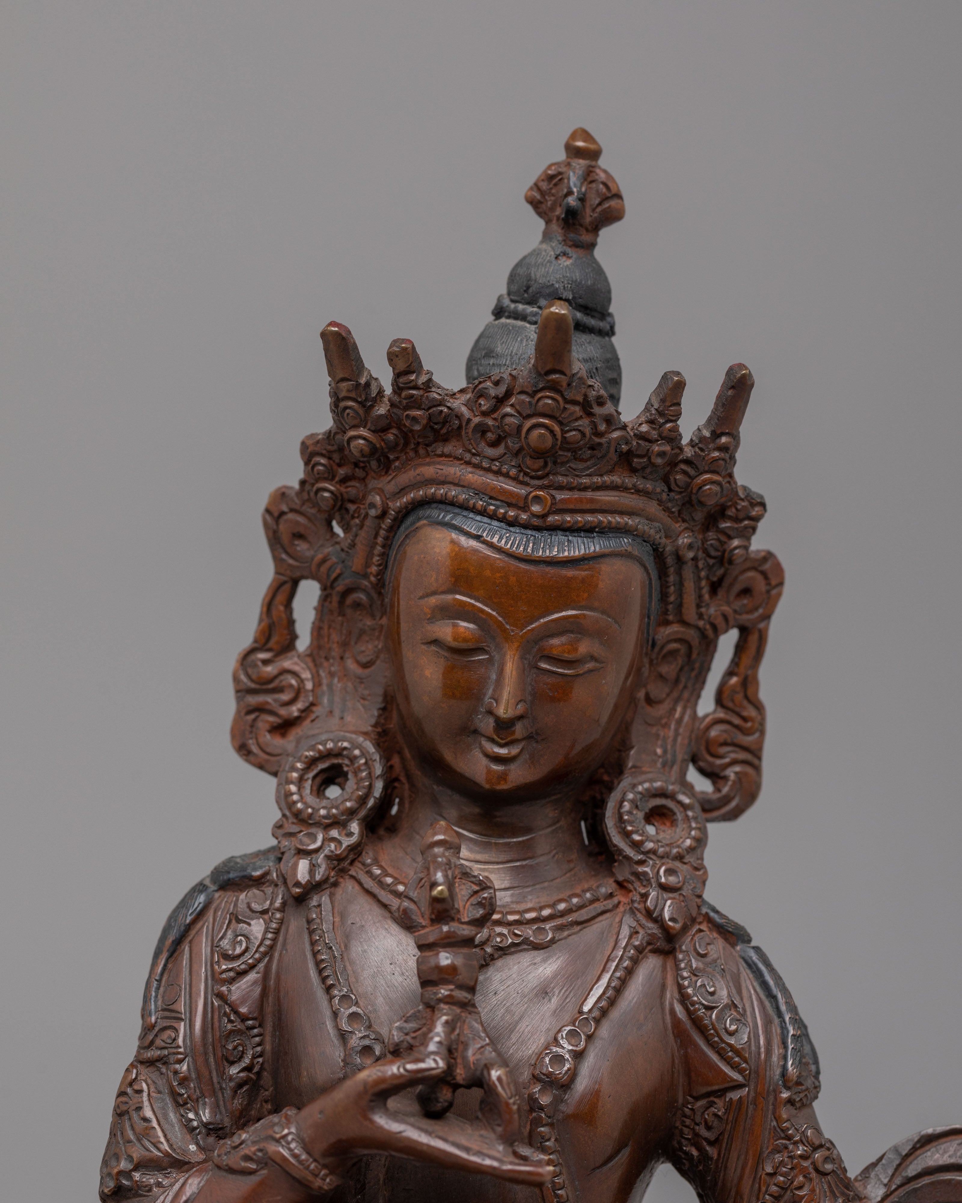 Sacred Buddhist Vajrasattva Statue | Tibetan Meditation & Altar Statue
