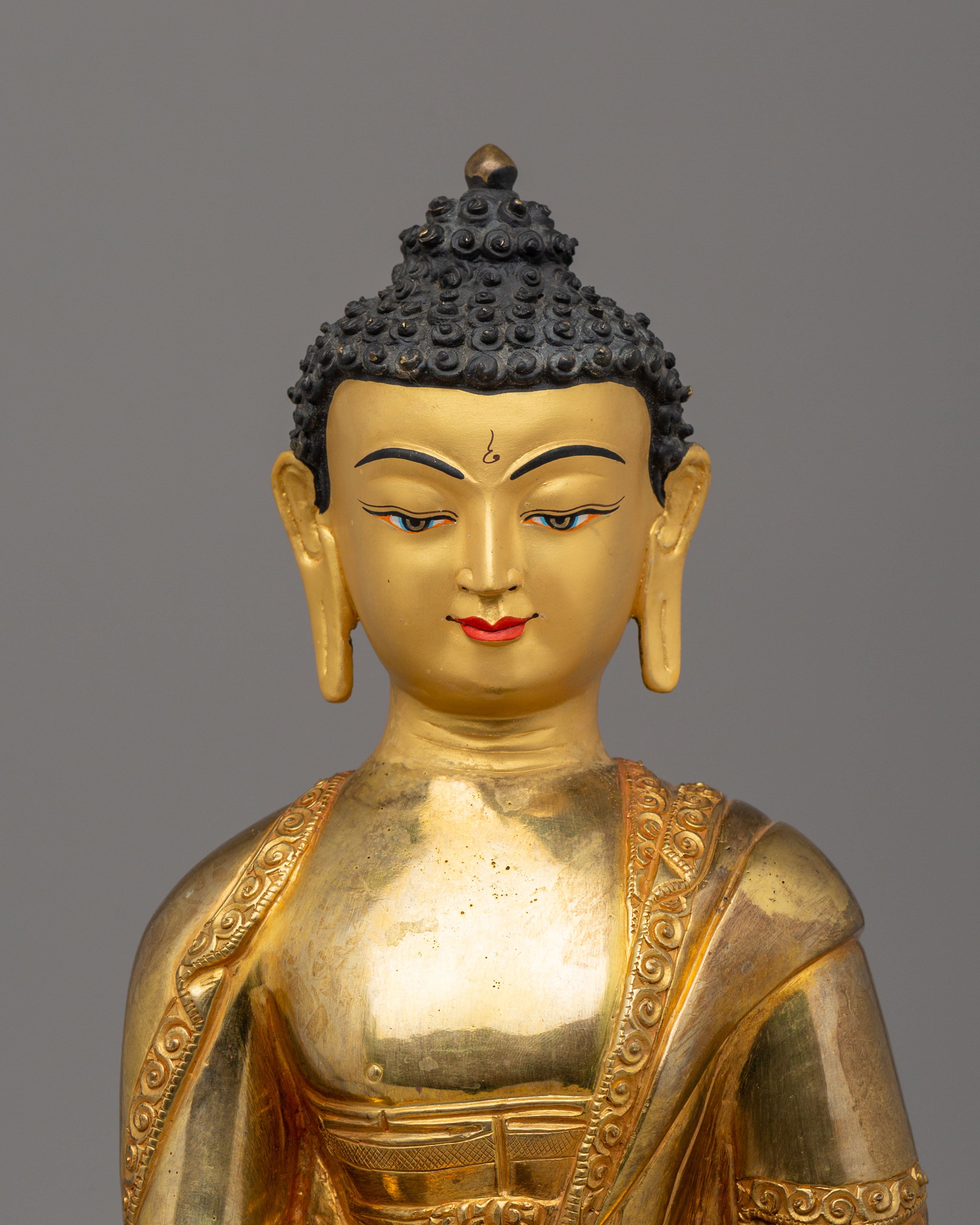 Spiritual Handcrafted Medicine Buddha Statue | Tibetan Healing Deity Figurine