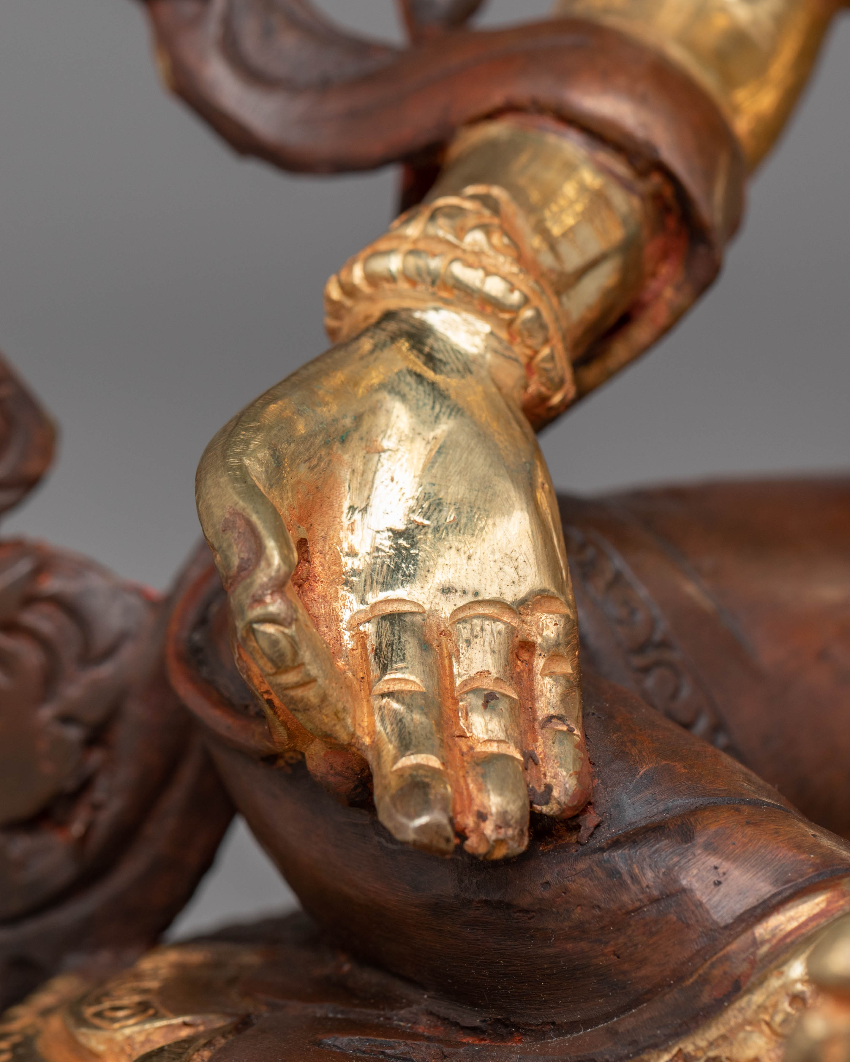Tibetan Green Tara Protection Statue | Goddess of Compassion & Swift Action