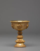 Sacred Buddhist Offering Butter Lamp