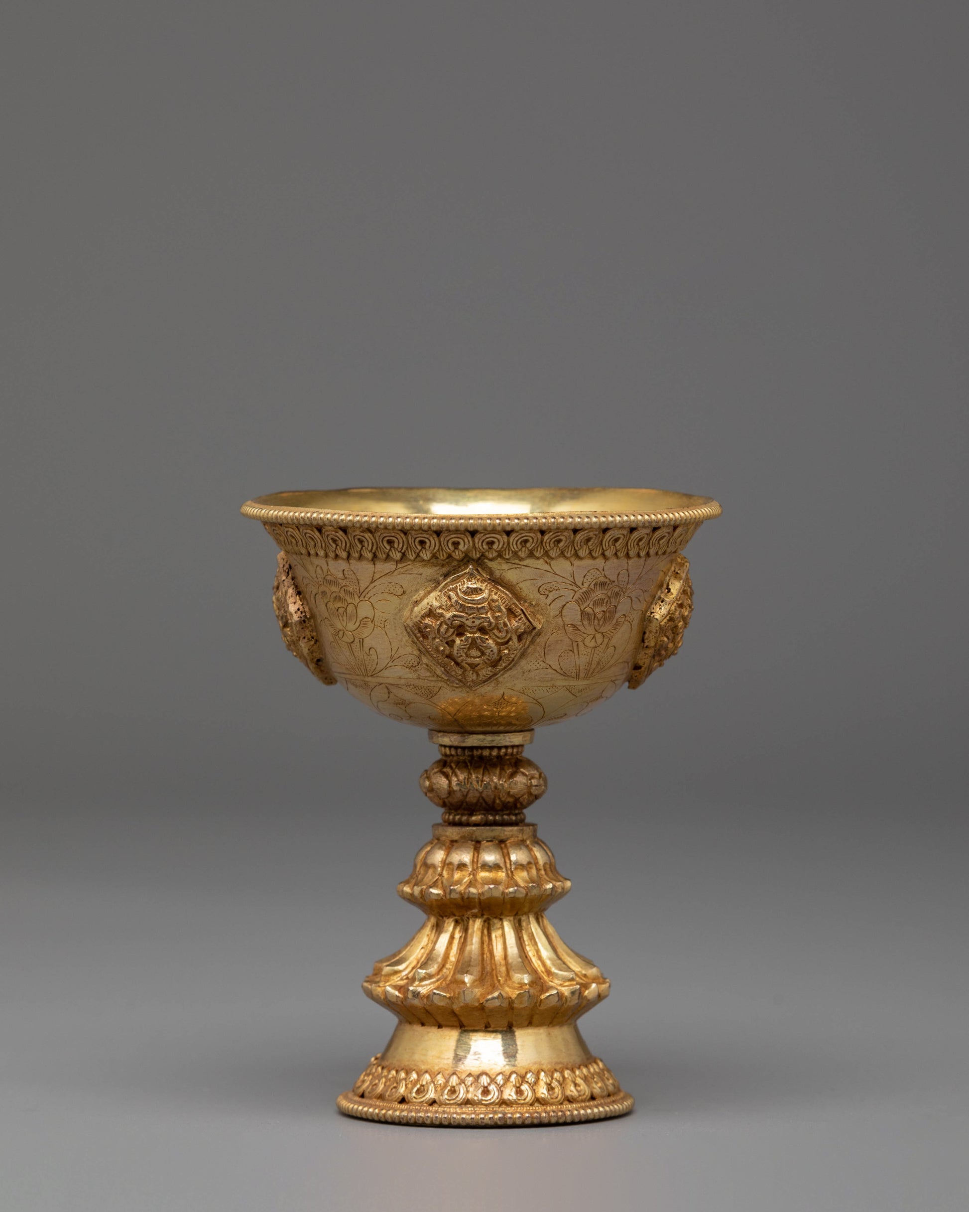 Sacred Buddhist Offering Butter Lamp