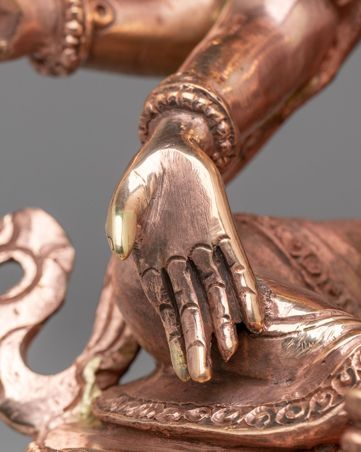 Himalayan Vasudhara Wealth Deity Statue | Handcrafted Buddhist Sculpture for Prosperity
