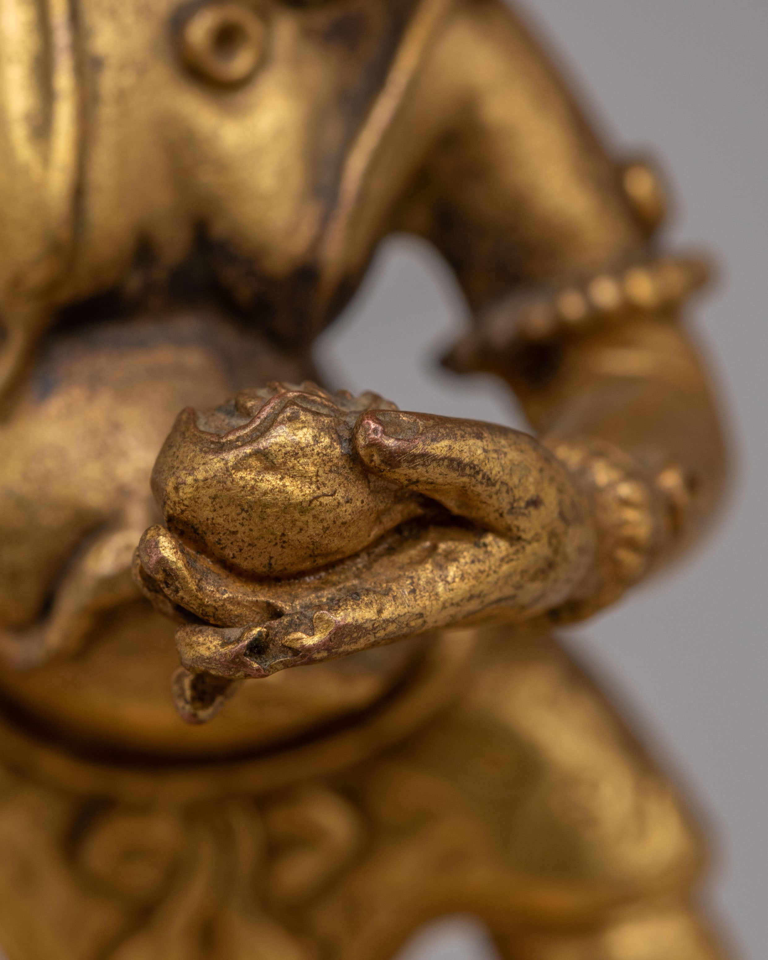 khadgapani Deity Sculpture | Tibetan Protector Statue