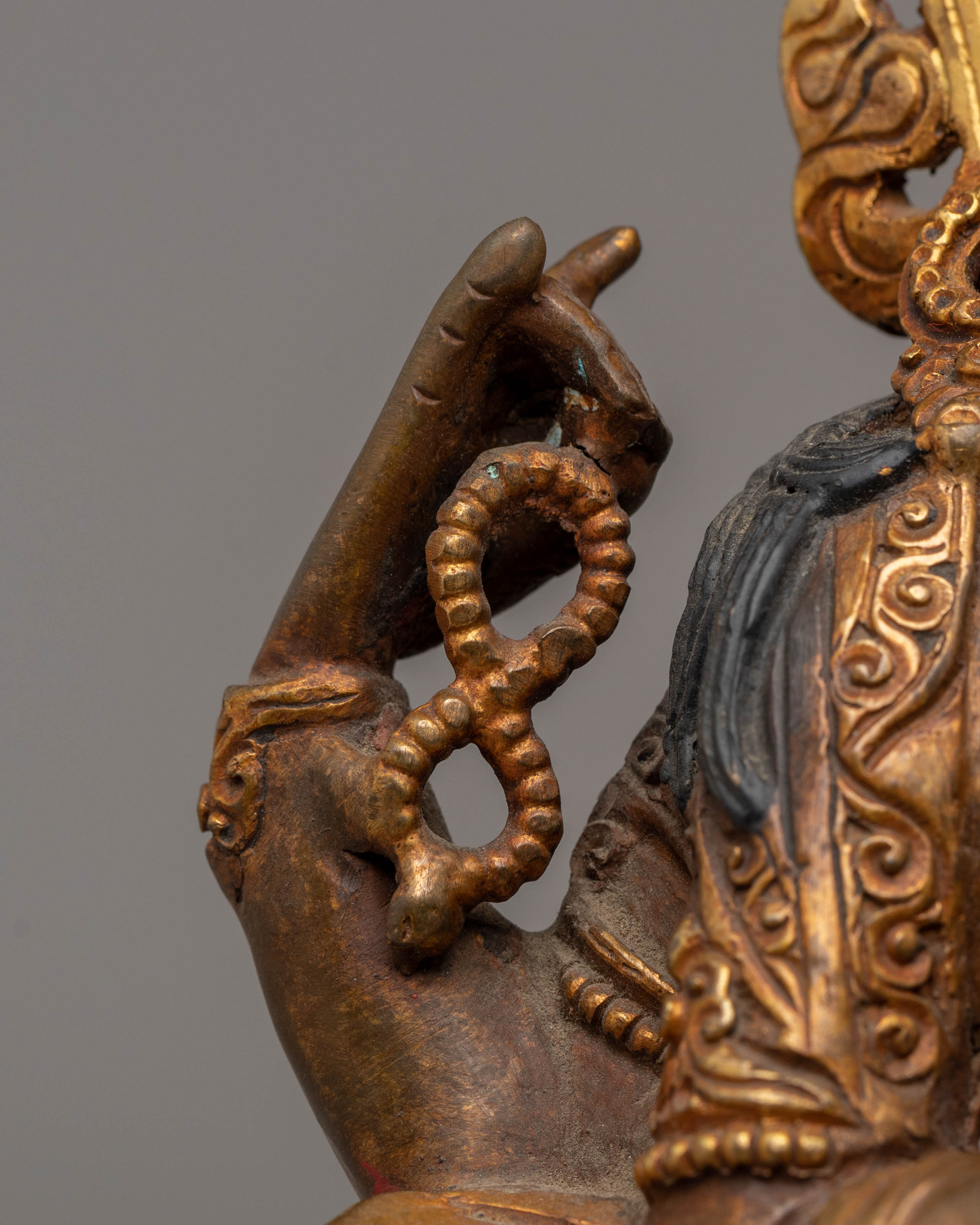Tibetan Compassion Deity Chenrezig Statue | Bodhisattva of Infinite Wisdom