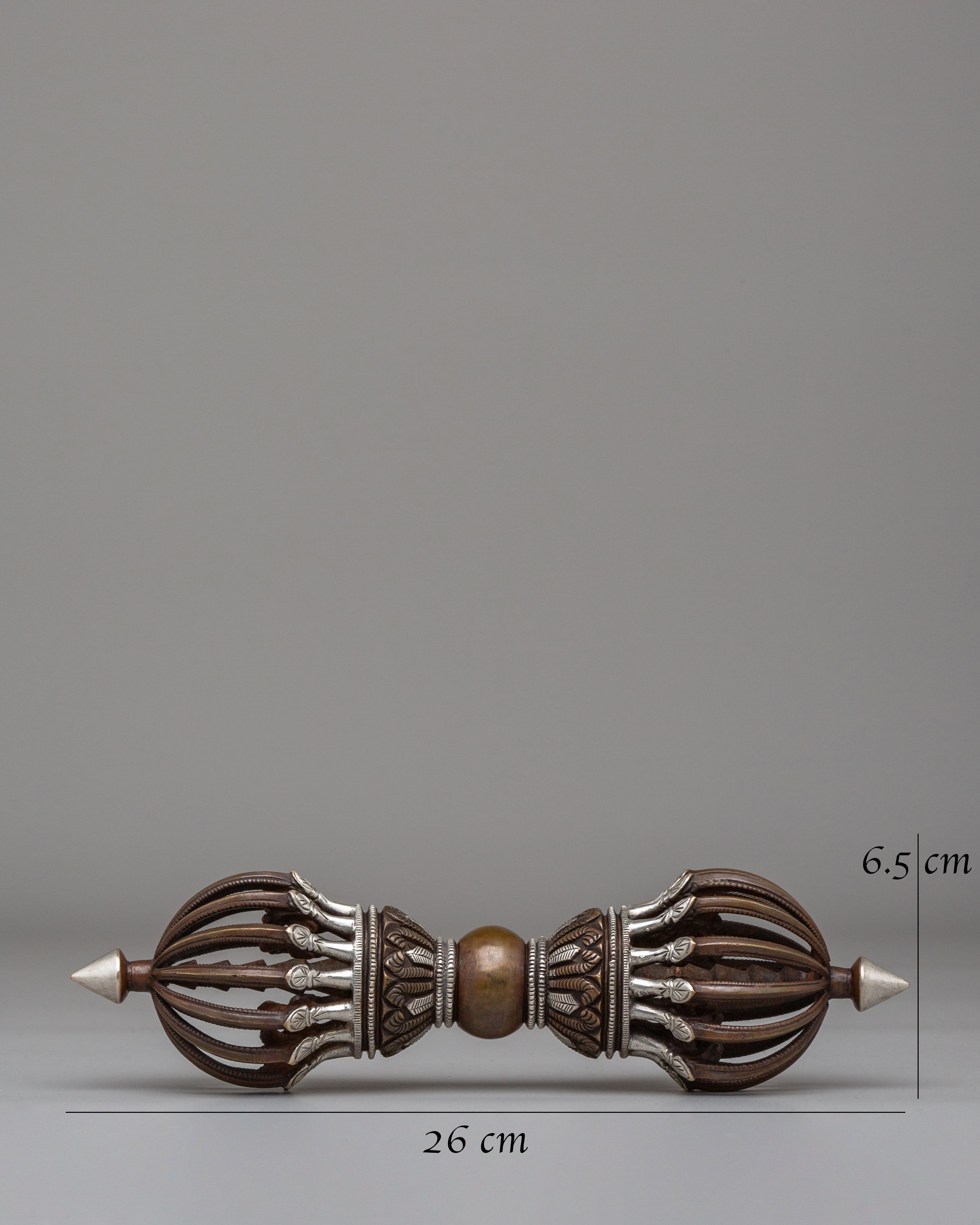Handcrafted Tibetan Vajra for Ritual | Symbol of Power & Enlightenment