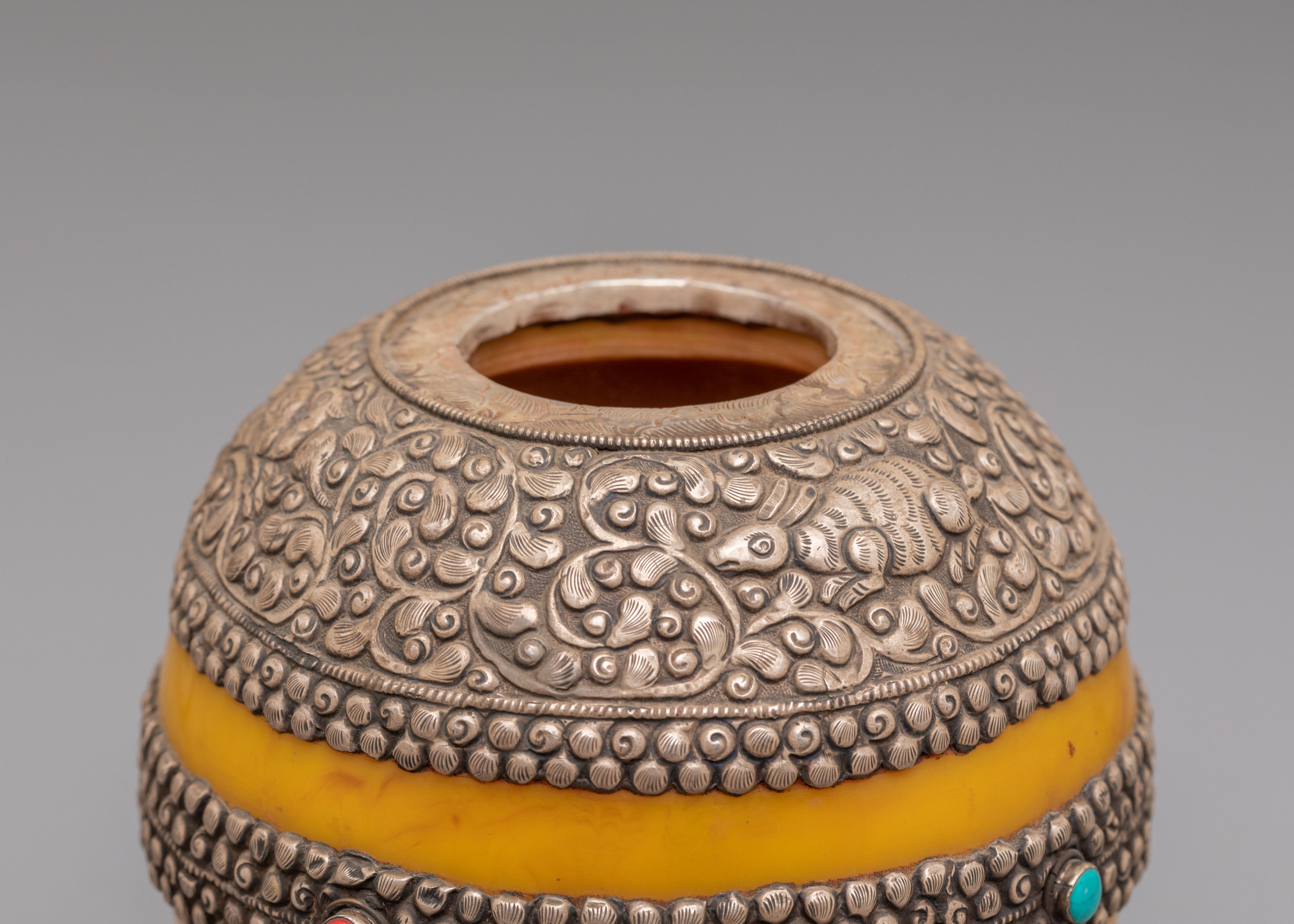 Decorative Traditional Rice Pot | Handcrafted Ritual Offering Pot