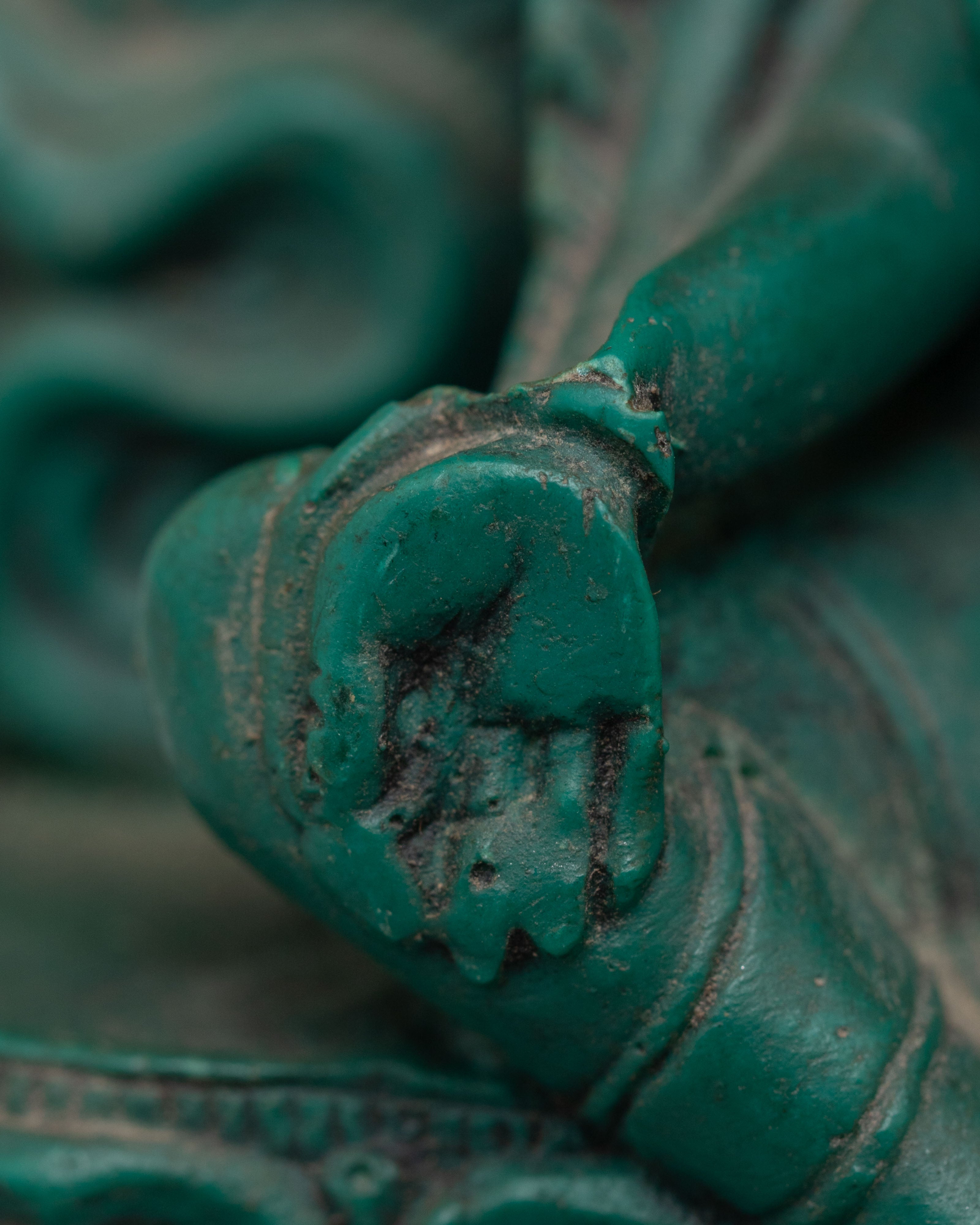 Spiritual Green Tara Sacred Sculpture | Himalayan Artwork for Meditation & Blessings