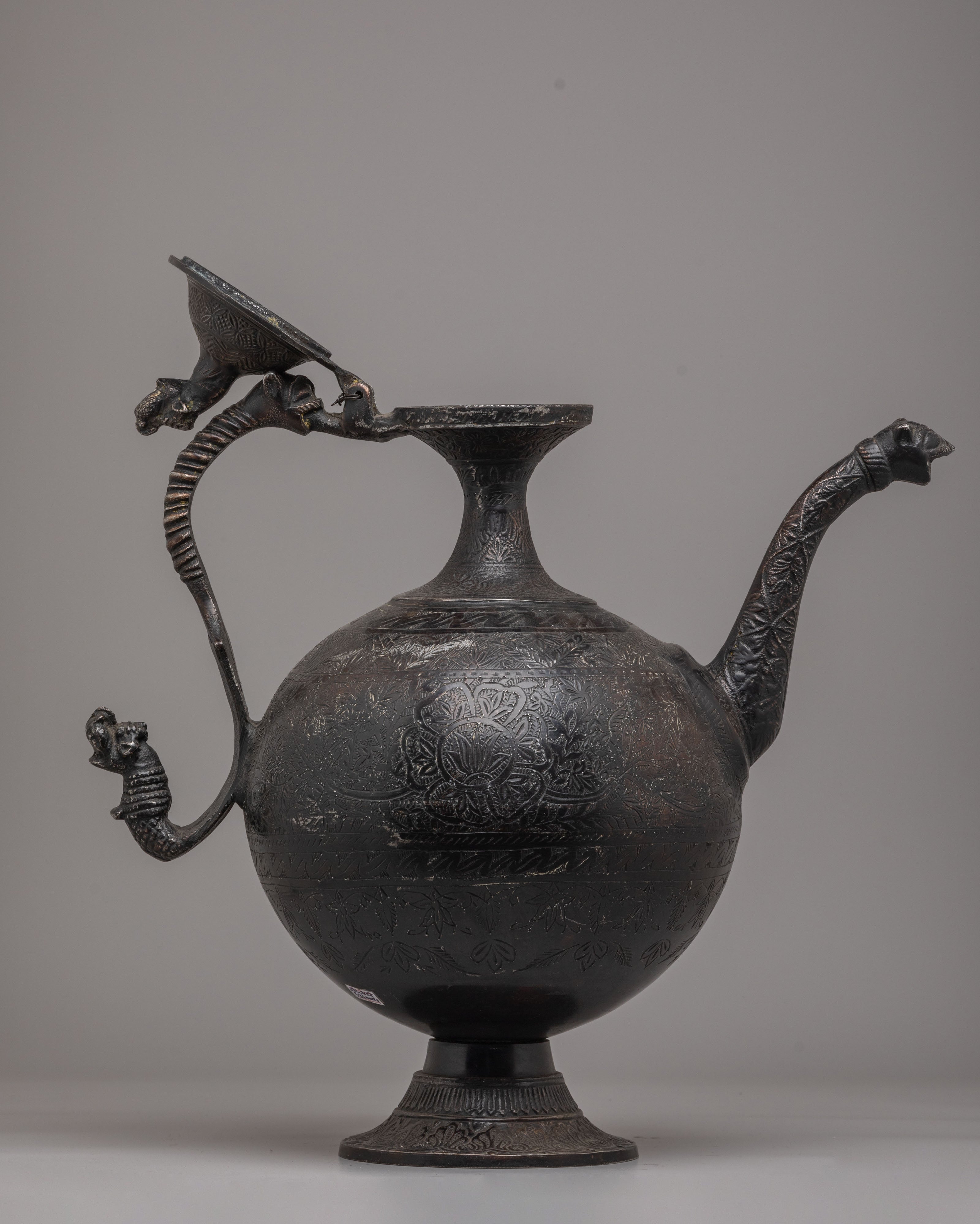 Handmade Tea Pot for Decor | Traditional Tibetan Pot