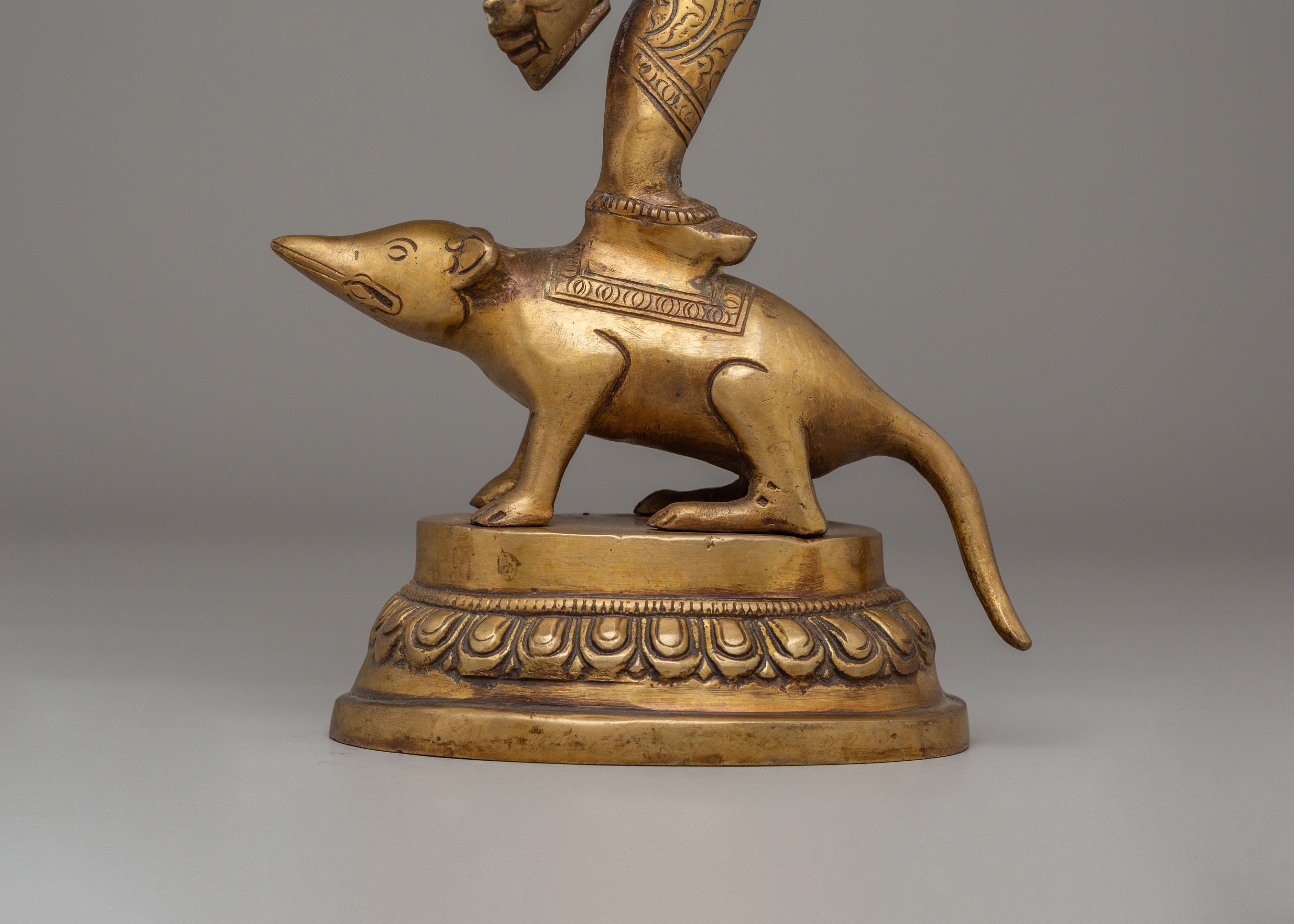 Ganesha Deity Statue | Brass Dancing Ganesha for Spiritual Decor and Blessings