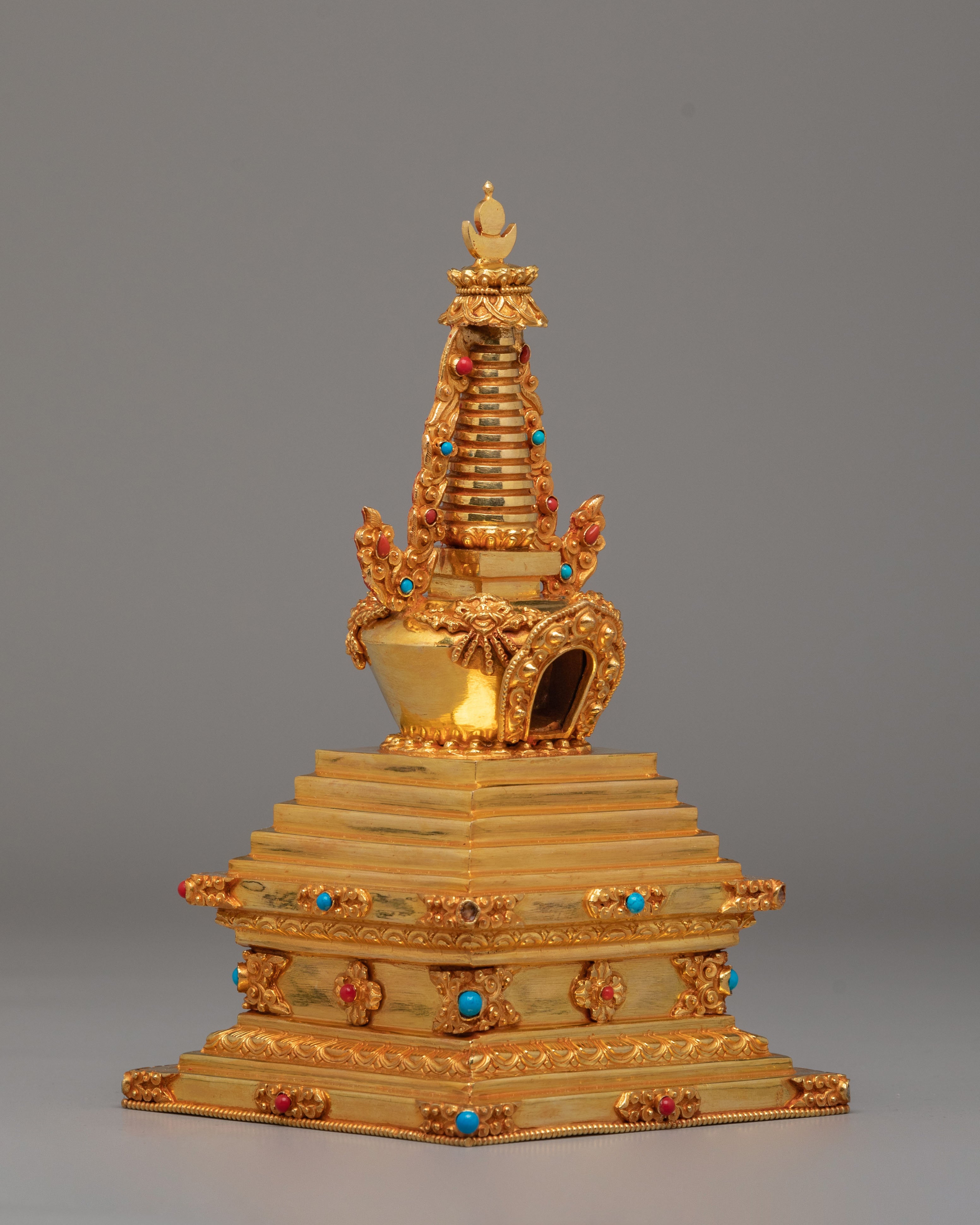 Jangchub Stupa Tibetan Monument | Traditional Tibetan Buddhist Shrine Decor