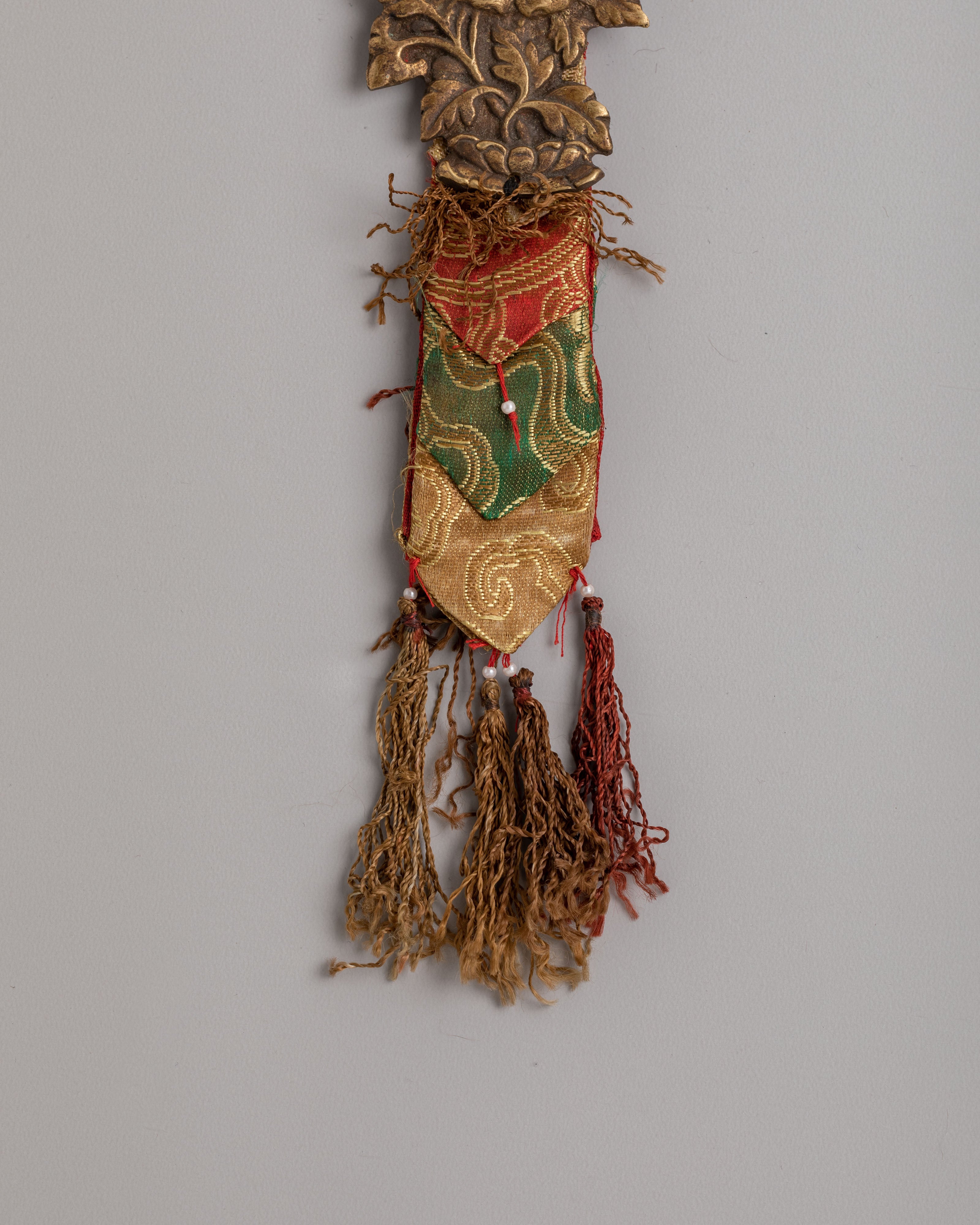 Himalayan Flower Decorative Hanging | Traditional Brass Ornament