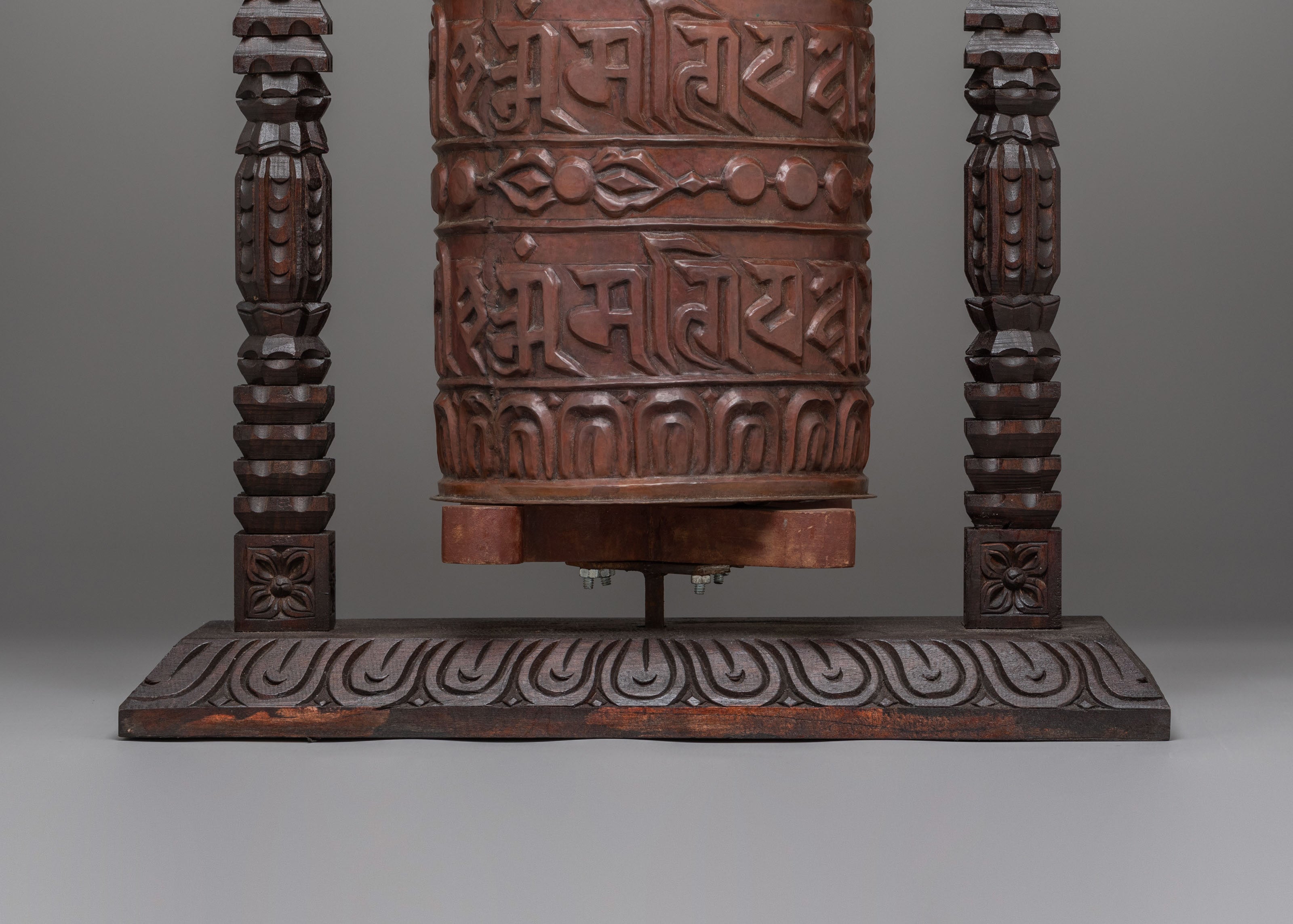 Prayer Wheel with Mantra | Traditional Tibetan Buddhist Prayer Wheel