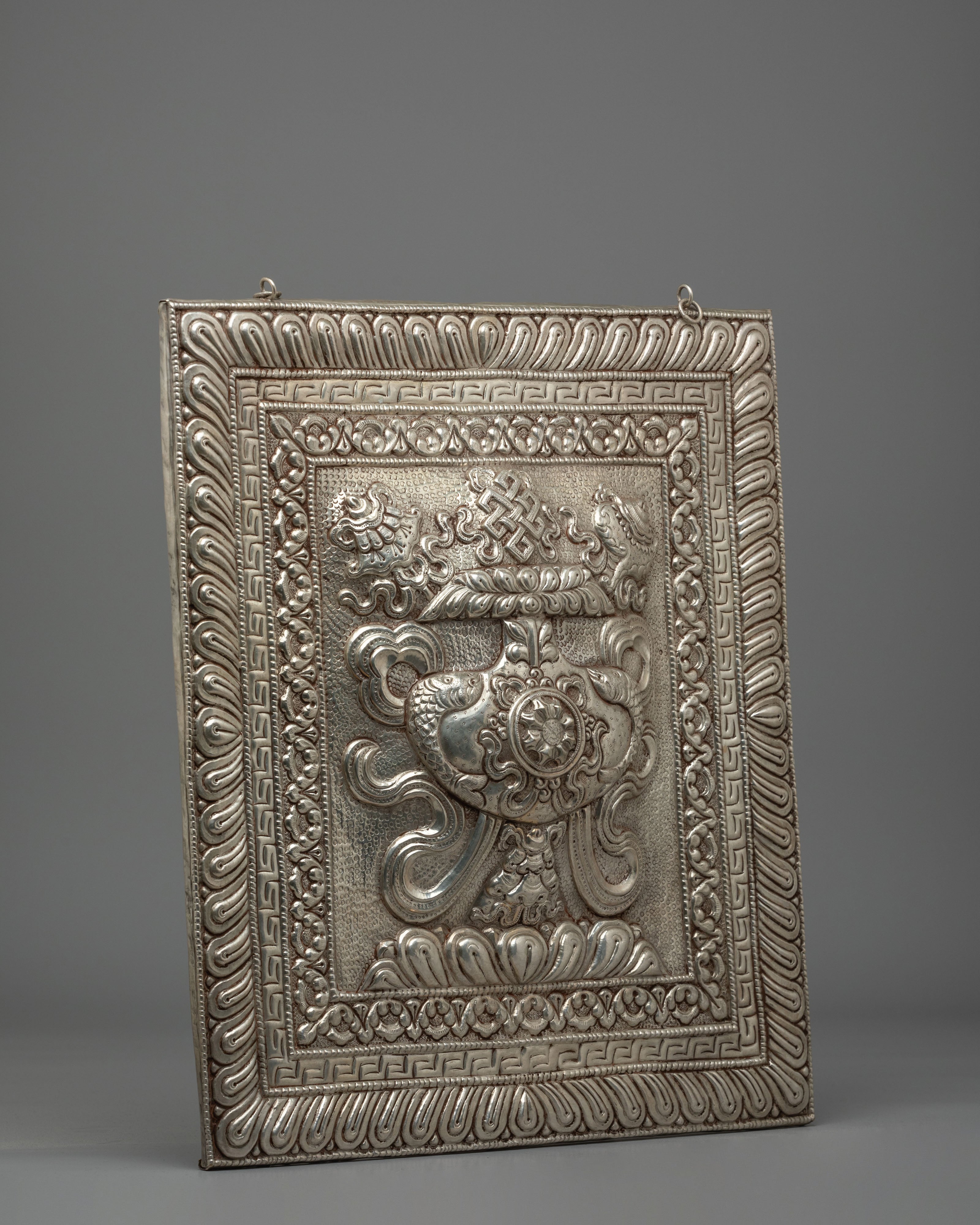 Astamangala Wall Hanging | Eight Auspicious Symbols Tibetan Art
