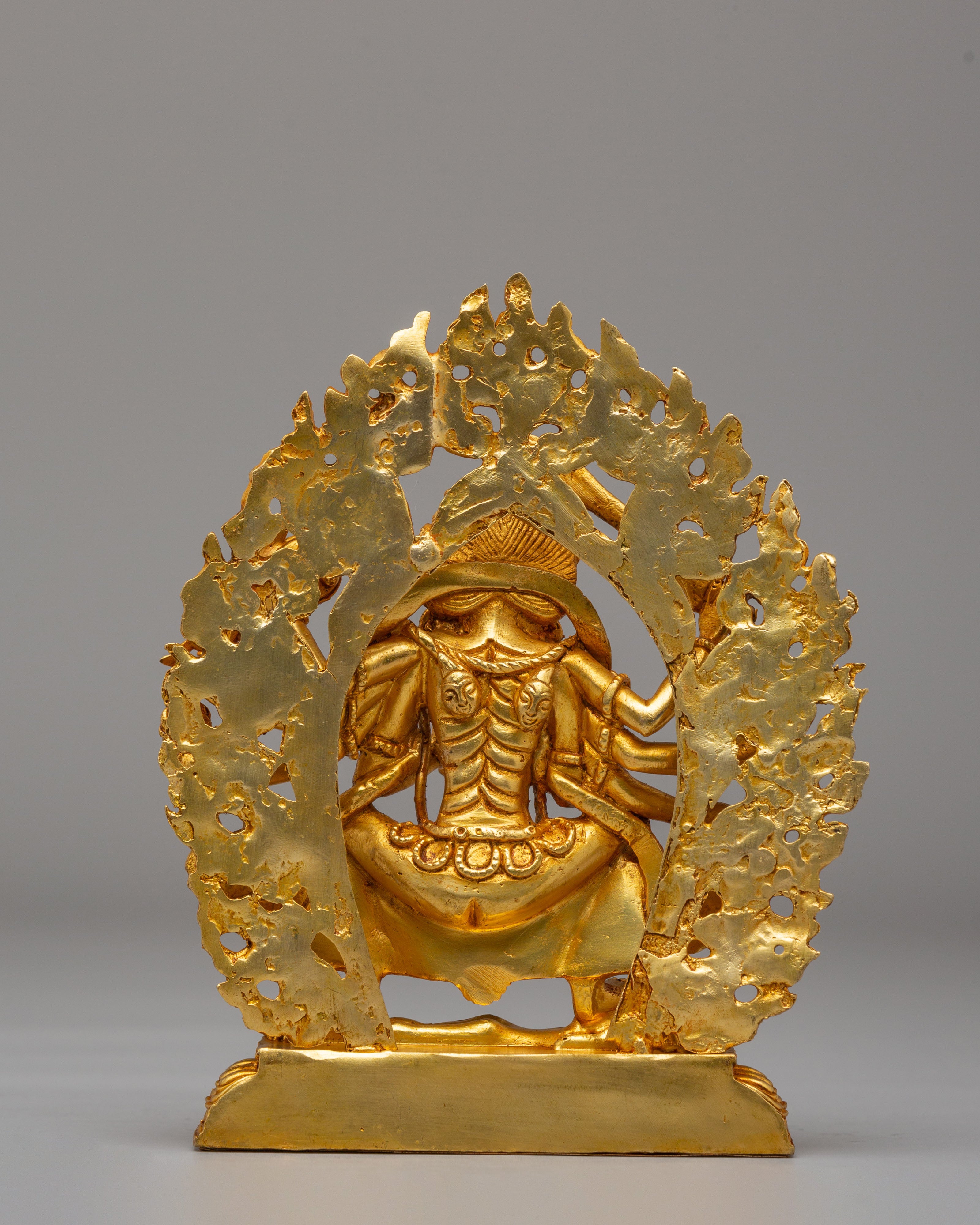 Wrathful Goddess Kali Sculpture | Hindu Goddess Statue
