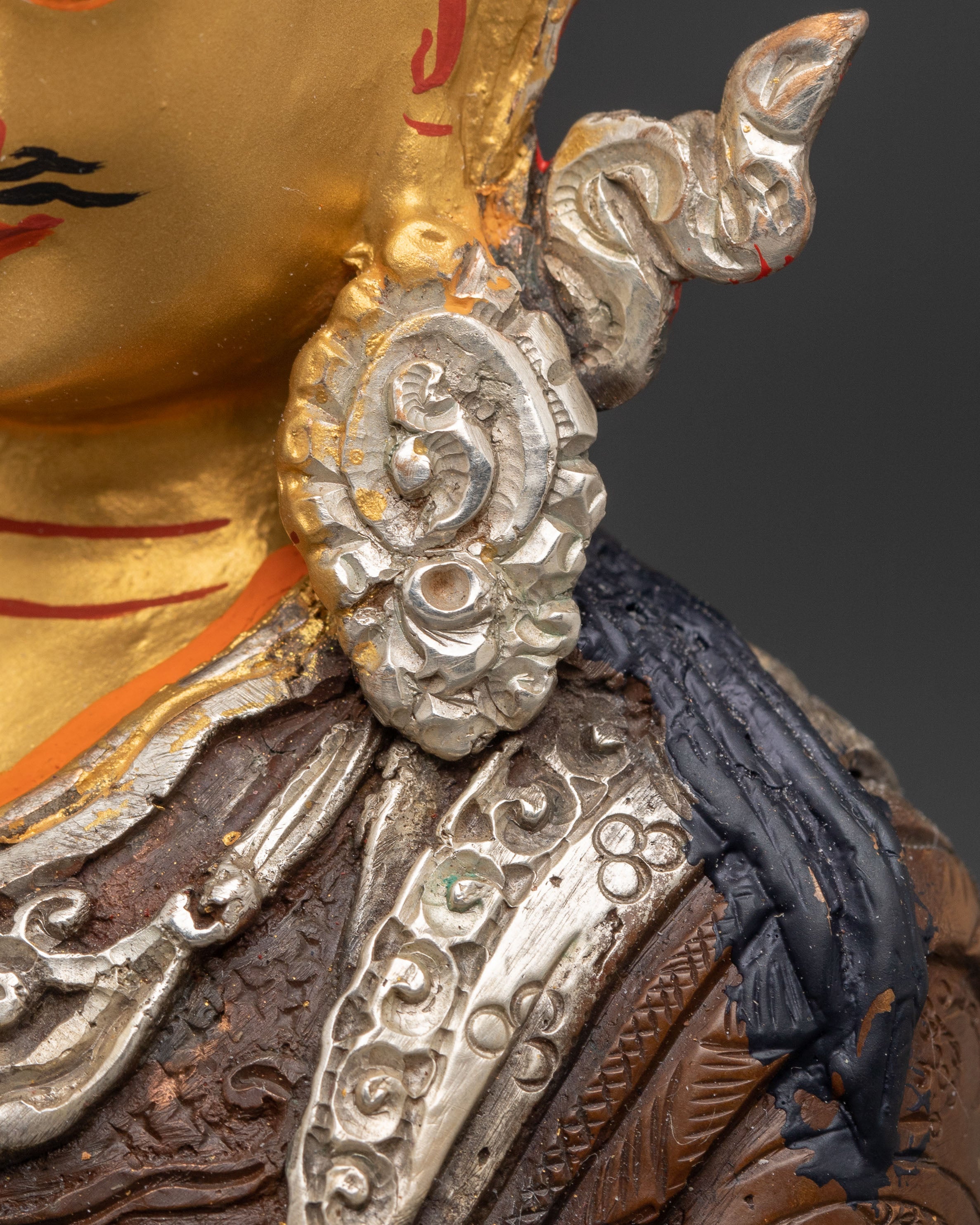 Guru Orgyen Norla Statue | Himalayan Padmasambhava Altar Decor