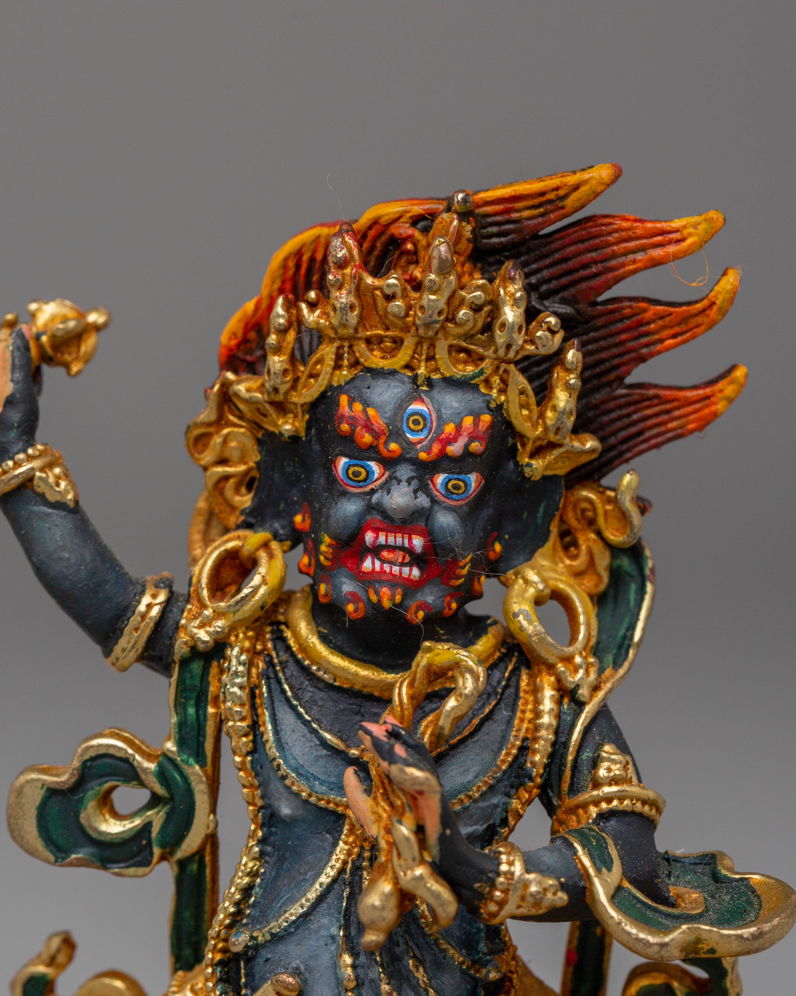 Handcrafted Vajrapani Bodhisattva Sculpture