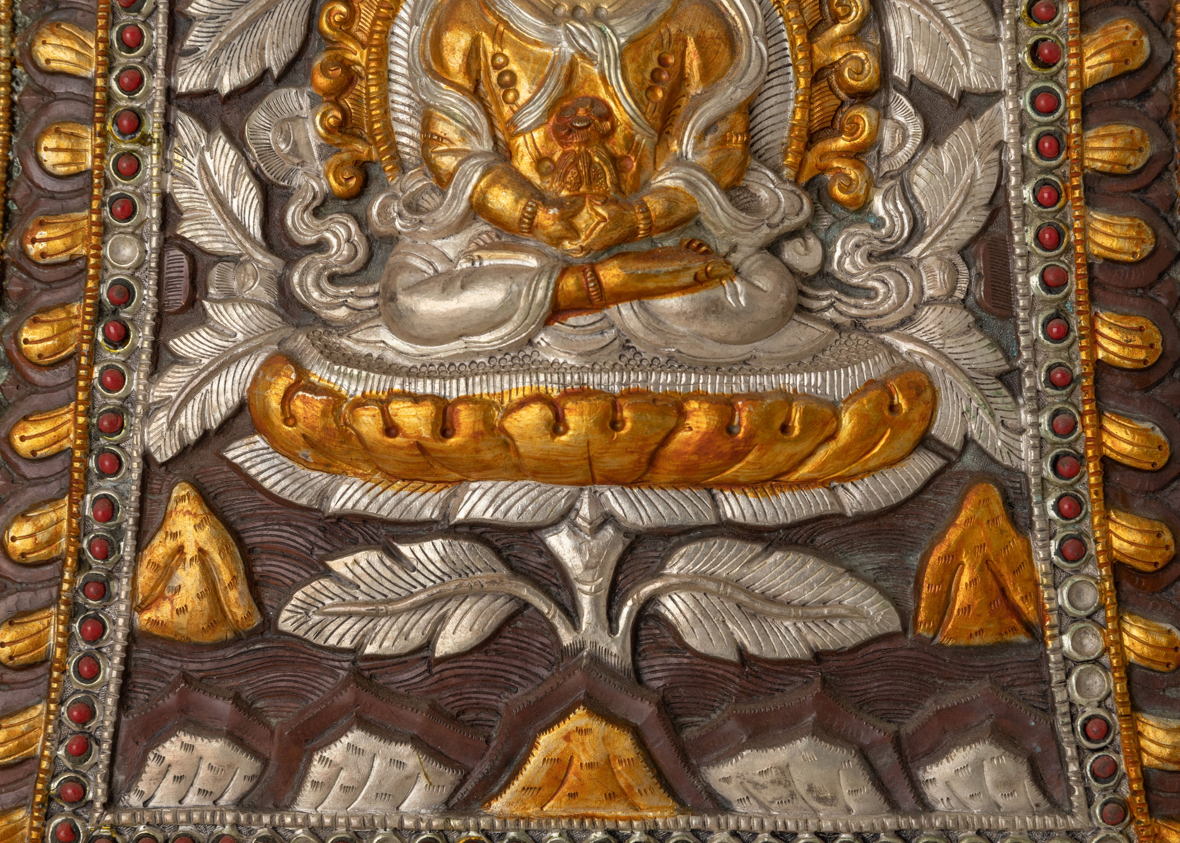 Amitayus Buddha Metal Thangka | Symbolizing Immortality