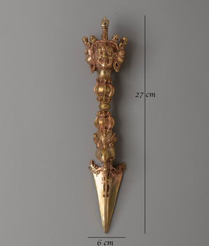 Sacred Tibetan Phurba Dagger | Ritual Dagger for Spiritual Protection