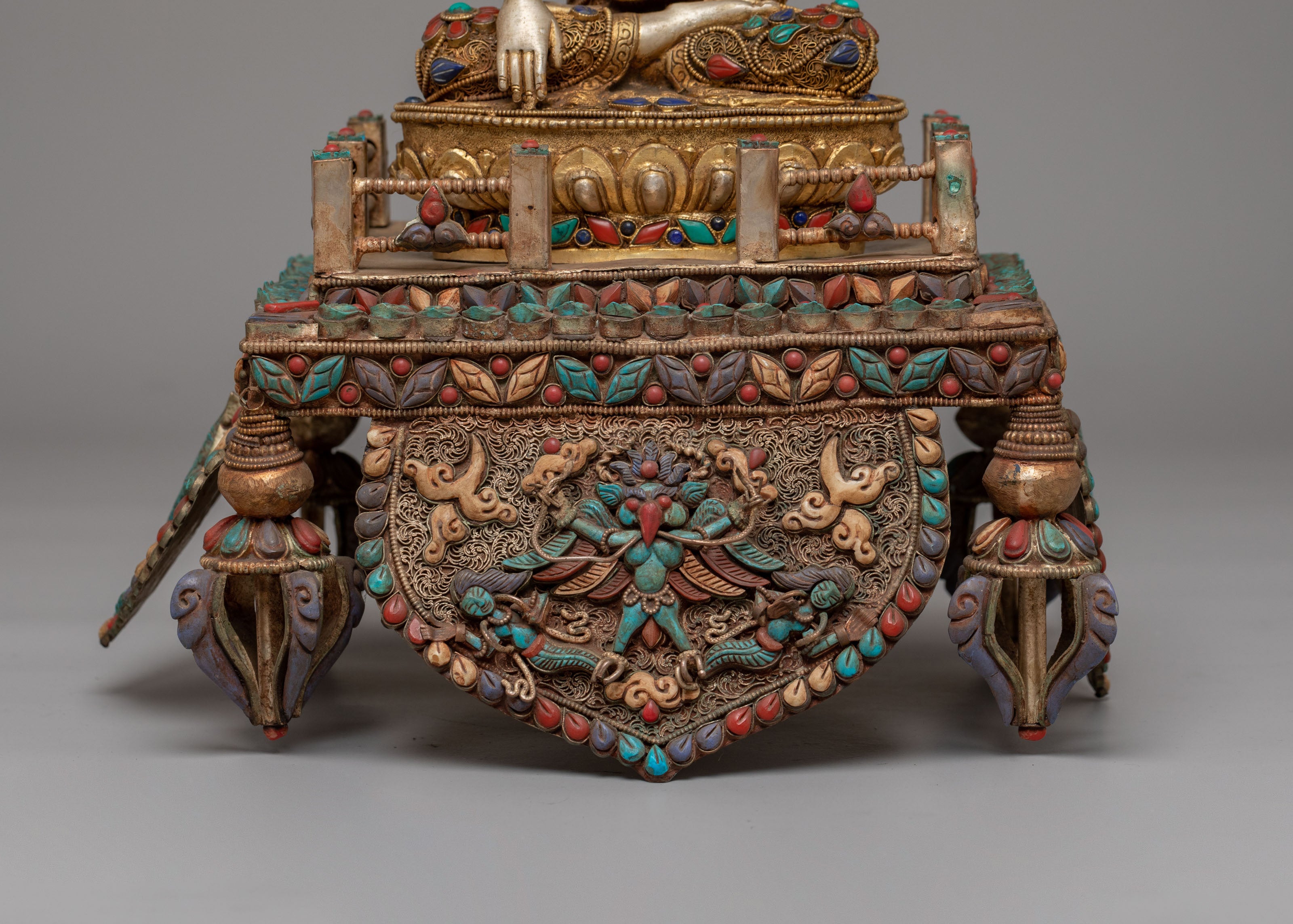 Gemstone Shakyamuni Buddha Statue | Spiritual Home Decor