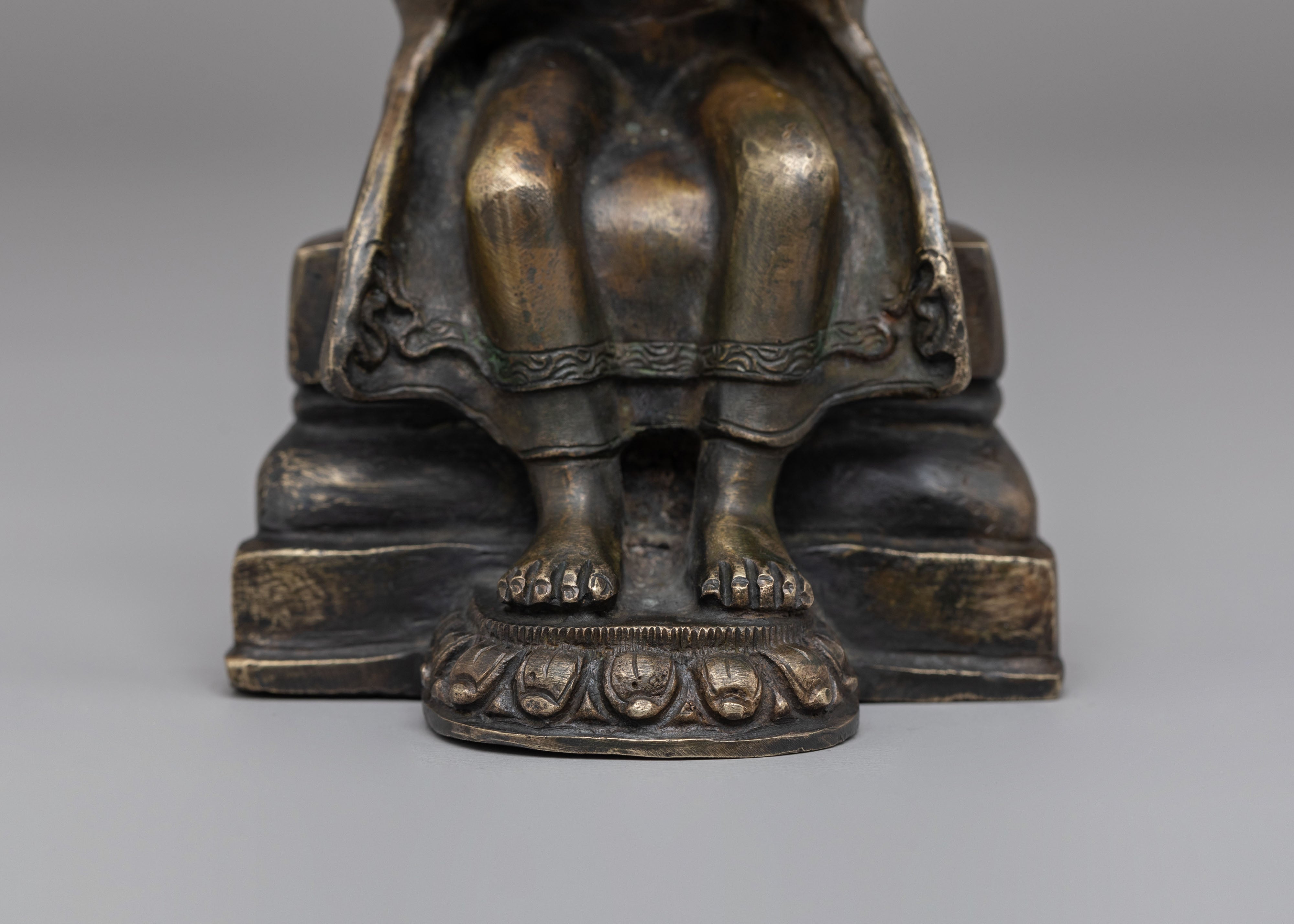 Sacred Future Buddha Statue | Maitreya Buddha Figurine for Meditation