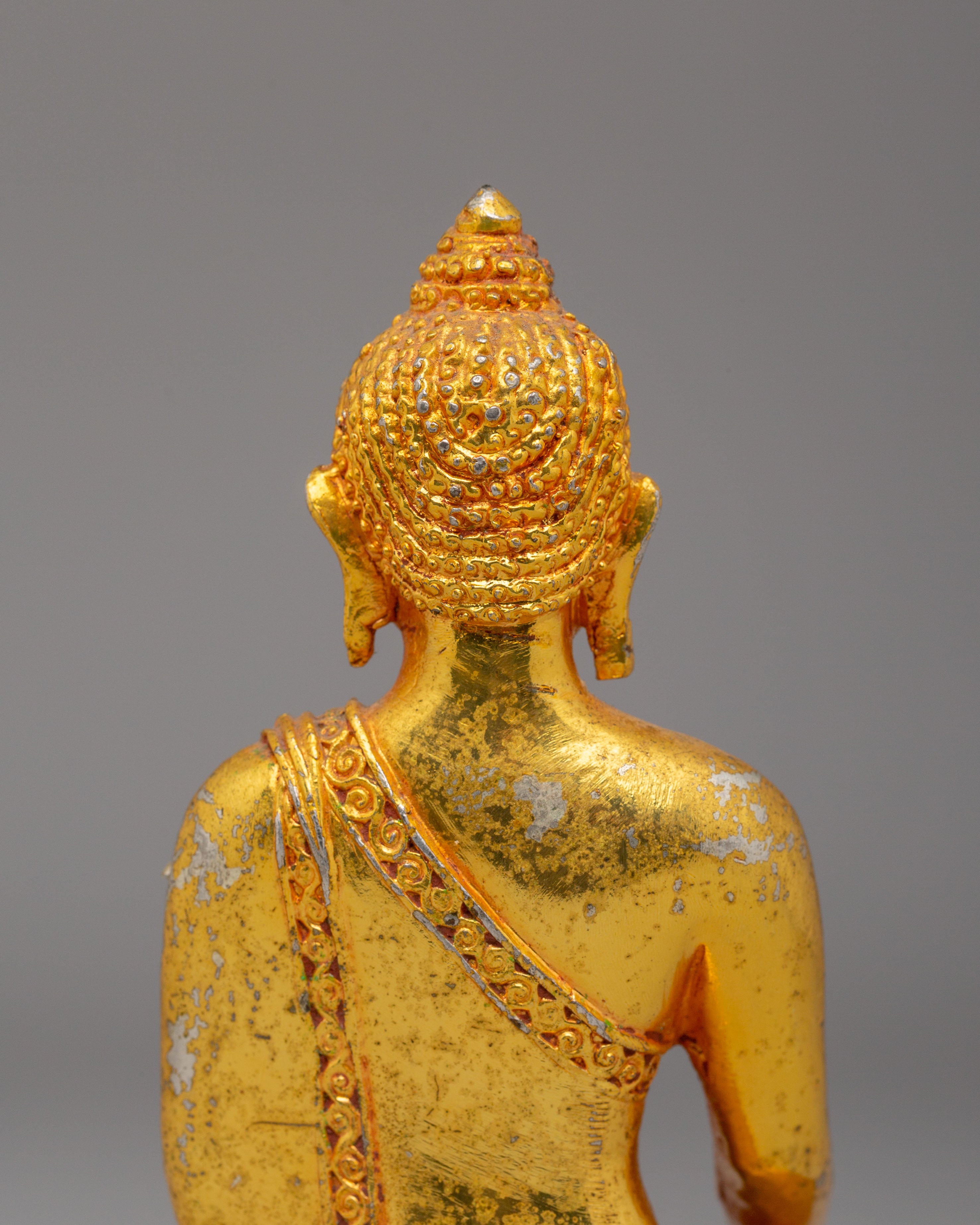 Historical Tibetan Shakyamuni Buddha Statue | Sacred Copper Artwork