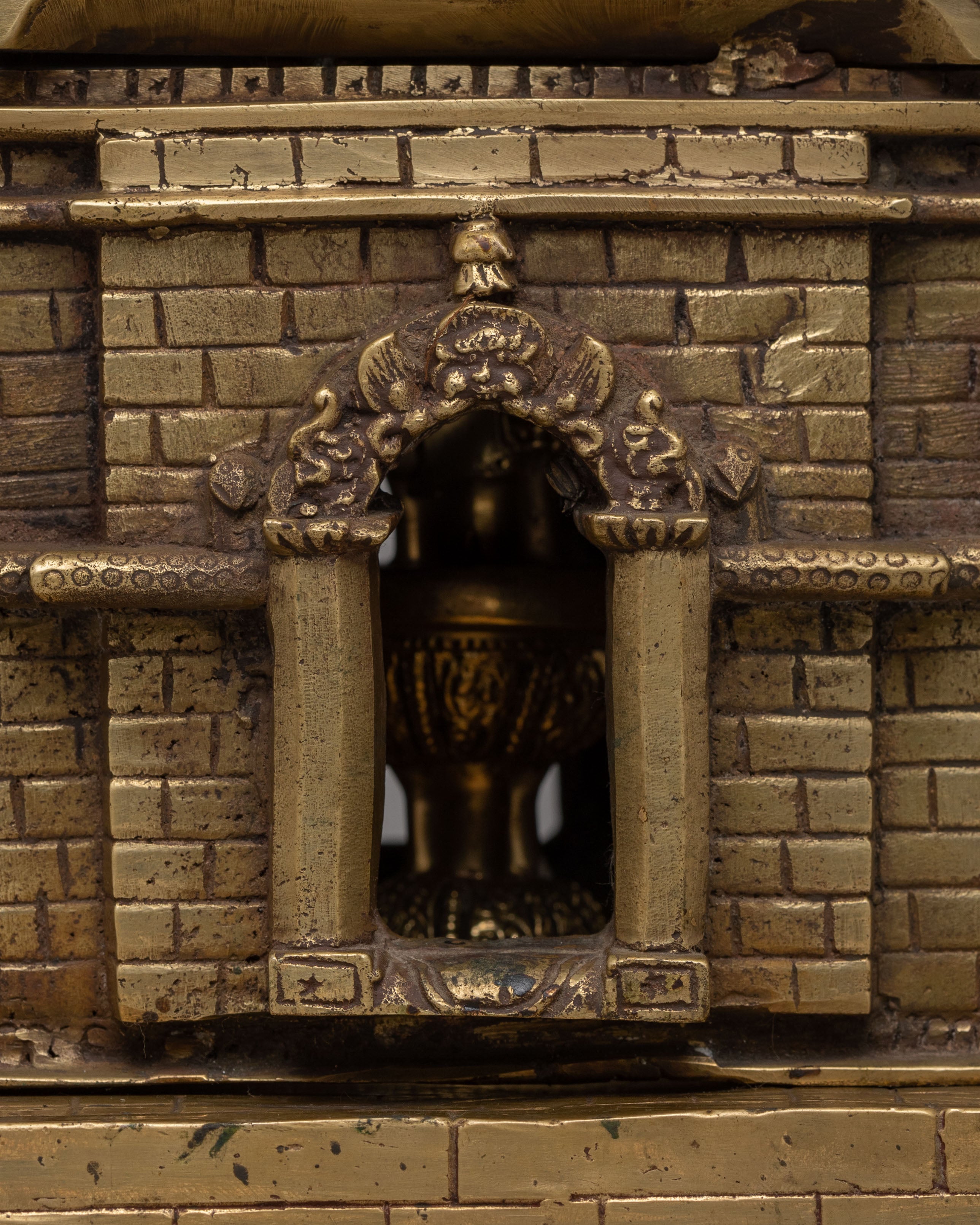 Traditional Pashupatinath Temple Sculpture | Handcrafted Brass Statue