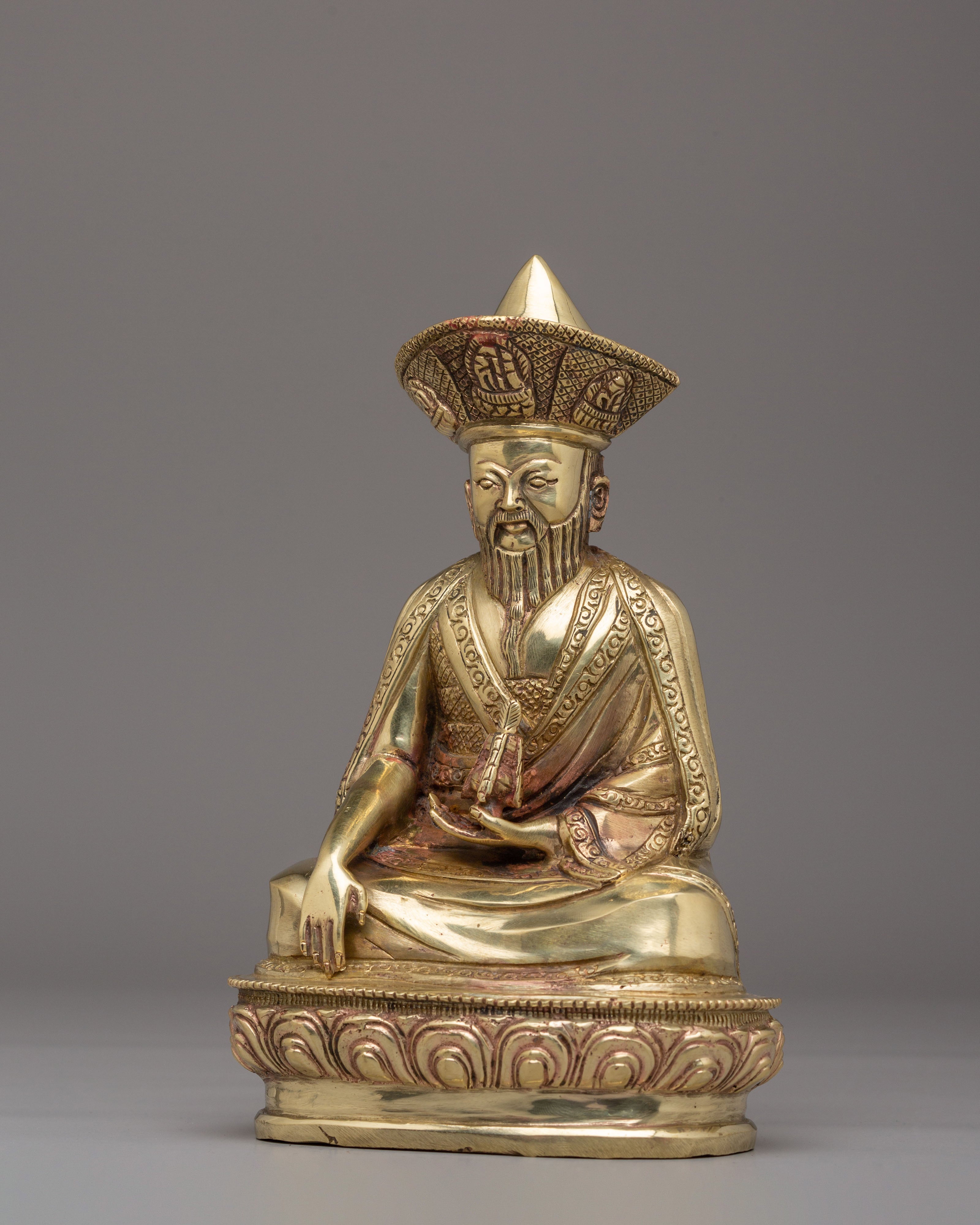 Handcrafted Sacred Guru Shapdum Statue | Spiritual Buddhist Art