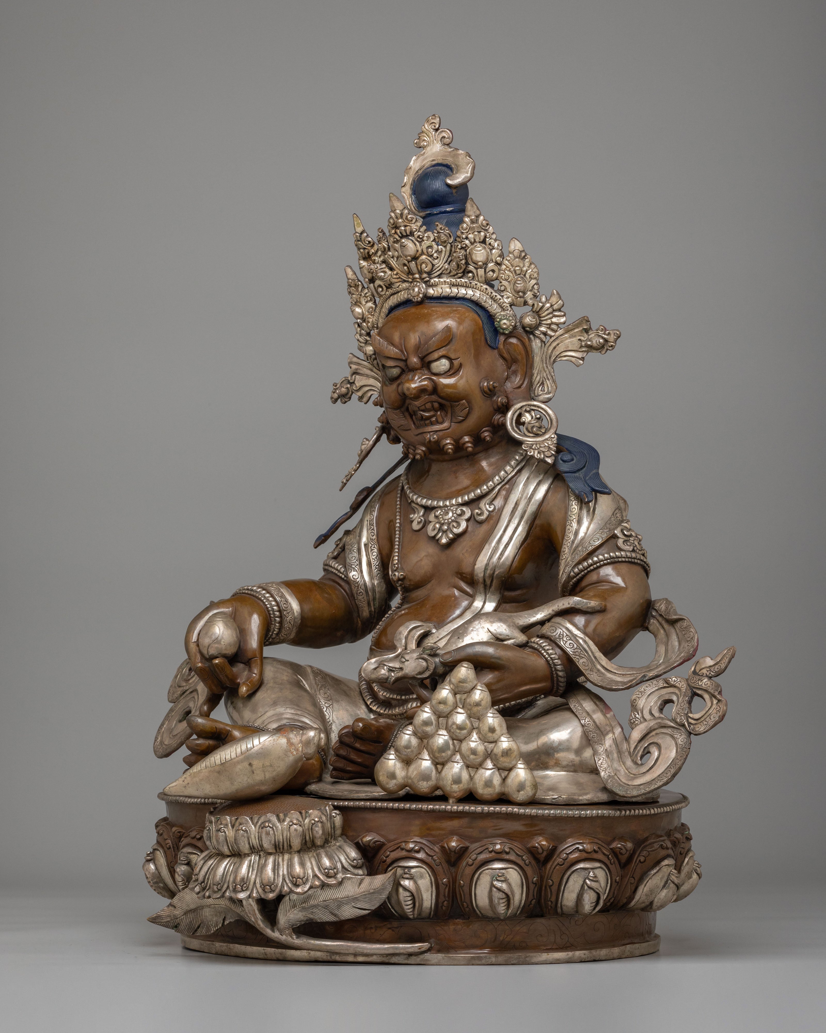 Sacred Dzambhala Statue for Wealth | Traditional Buddhist Art