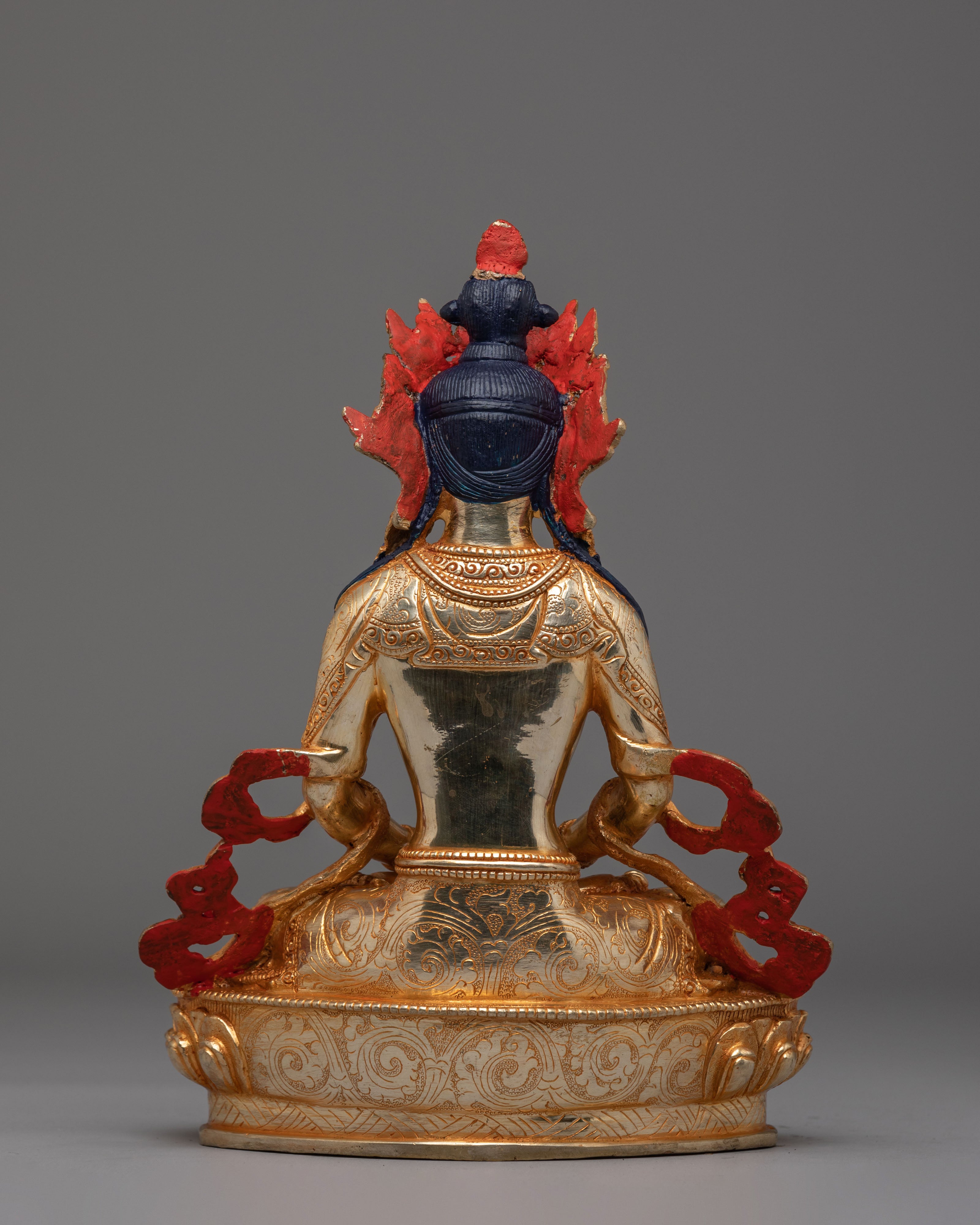 Amitayus Buddha Deity Sculpture | Symbolizing Longevity and Wisdom