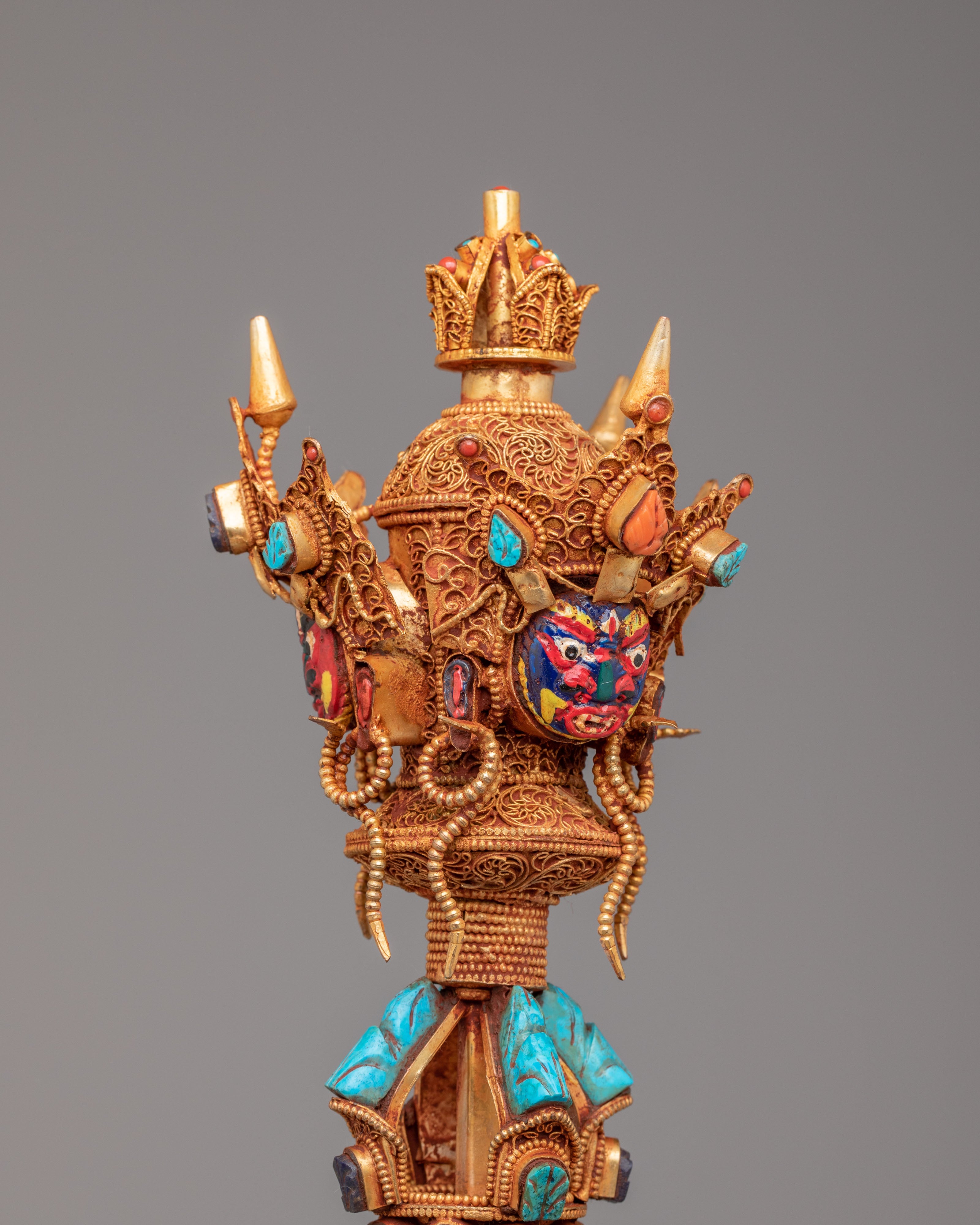 Buddhist Tibetan Phurba | Ritual Dagger for Protection & Spiritual Transformation