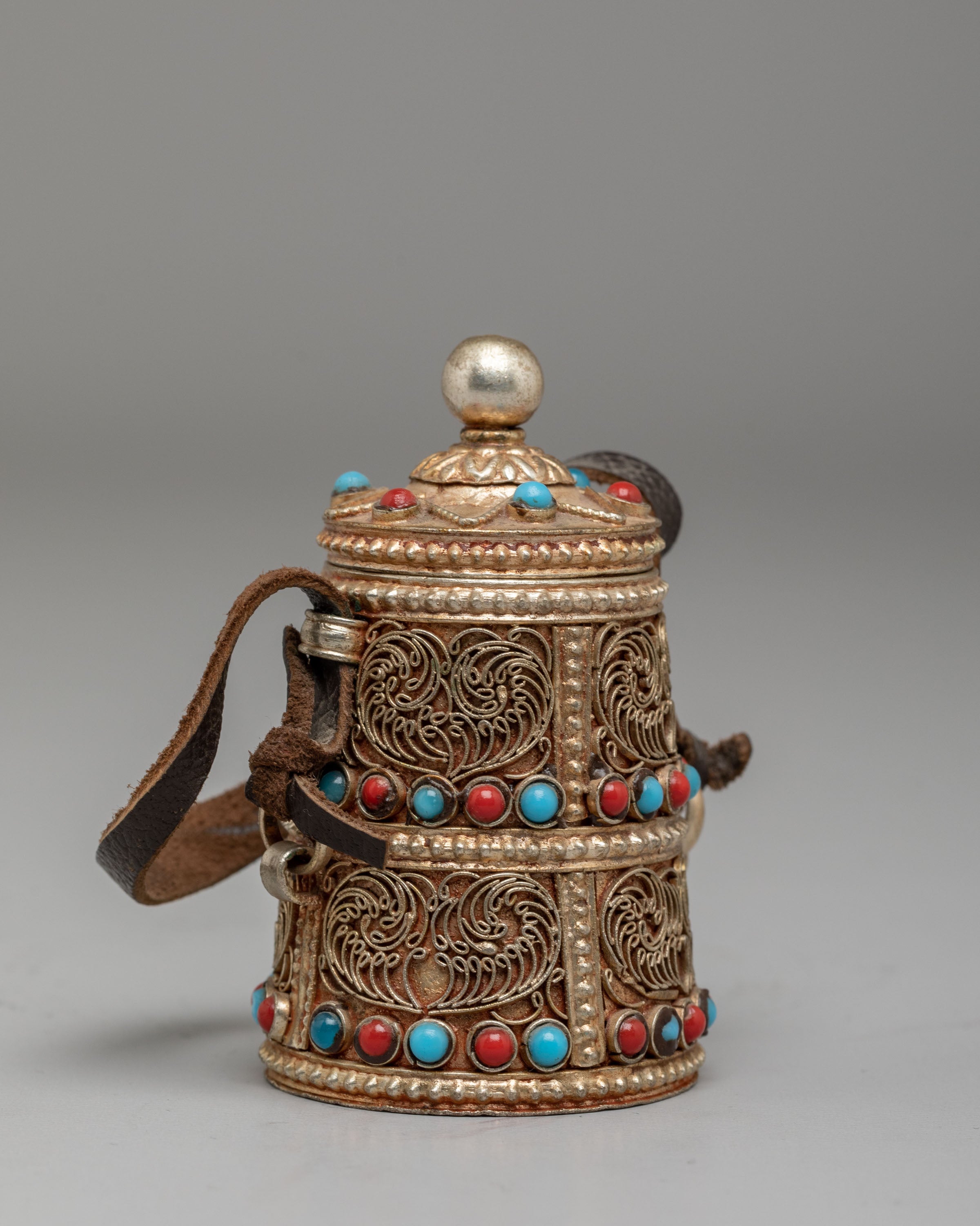 Mana Offering Vessel | Gemstone Silver Ritual Vessel