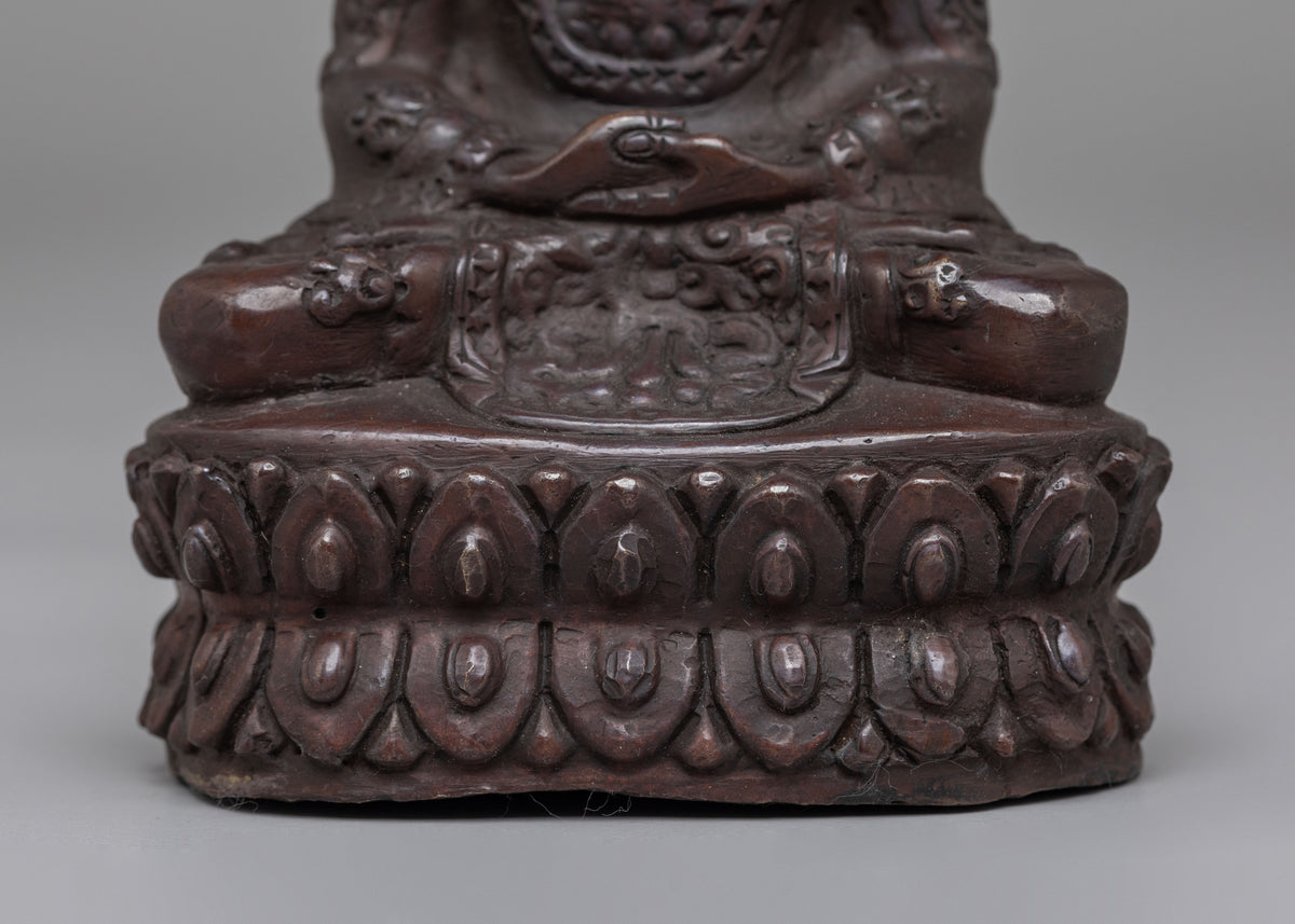 Sacred Altar Amitabha Buddha Sculpture | Traditional Artwork