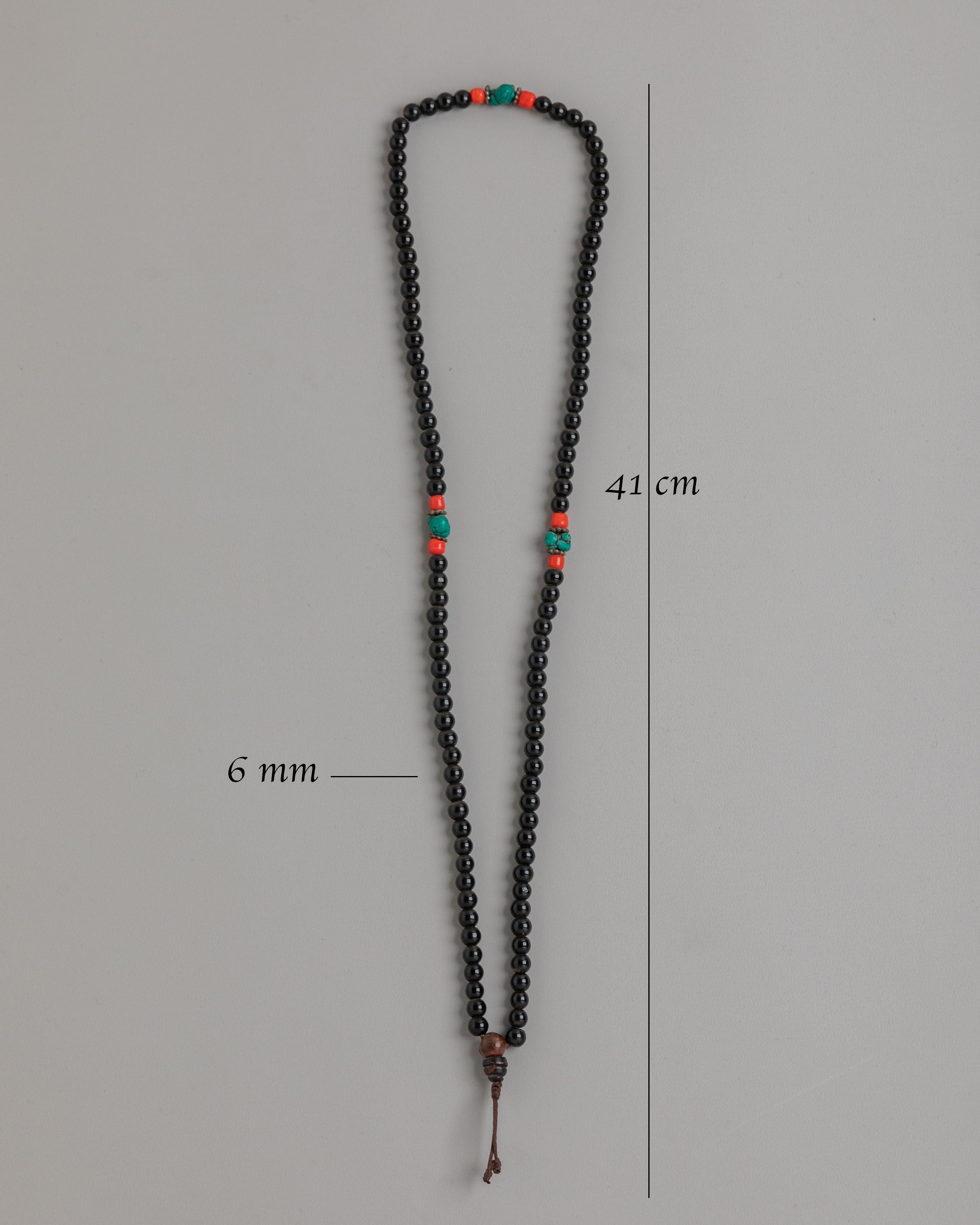 Himalayan Japa Mala Beads | Sacred Saligram Prayer Mala