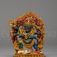 Sacred Six-Armed Mahakala Statue