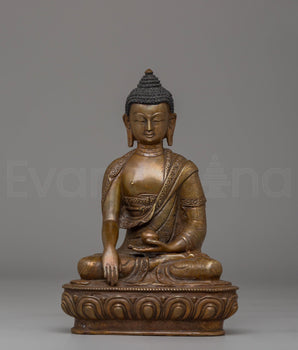 Himalayan Statue of Buddha Shakyamuni