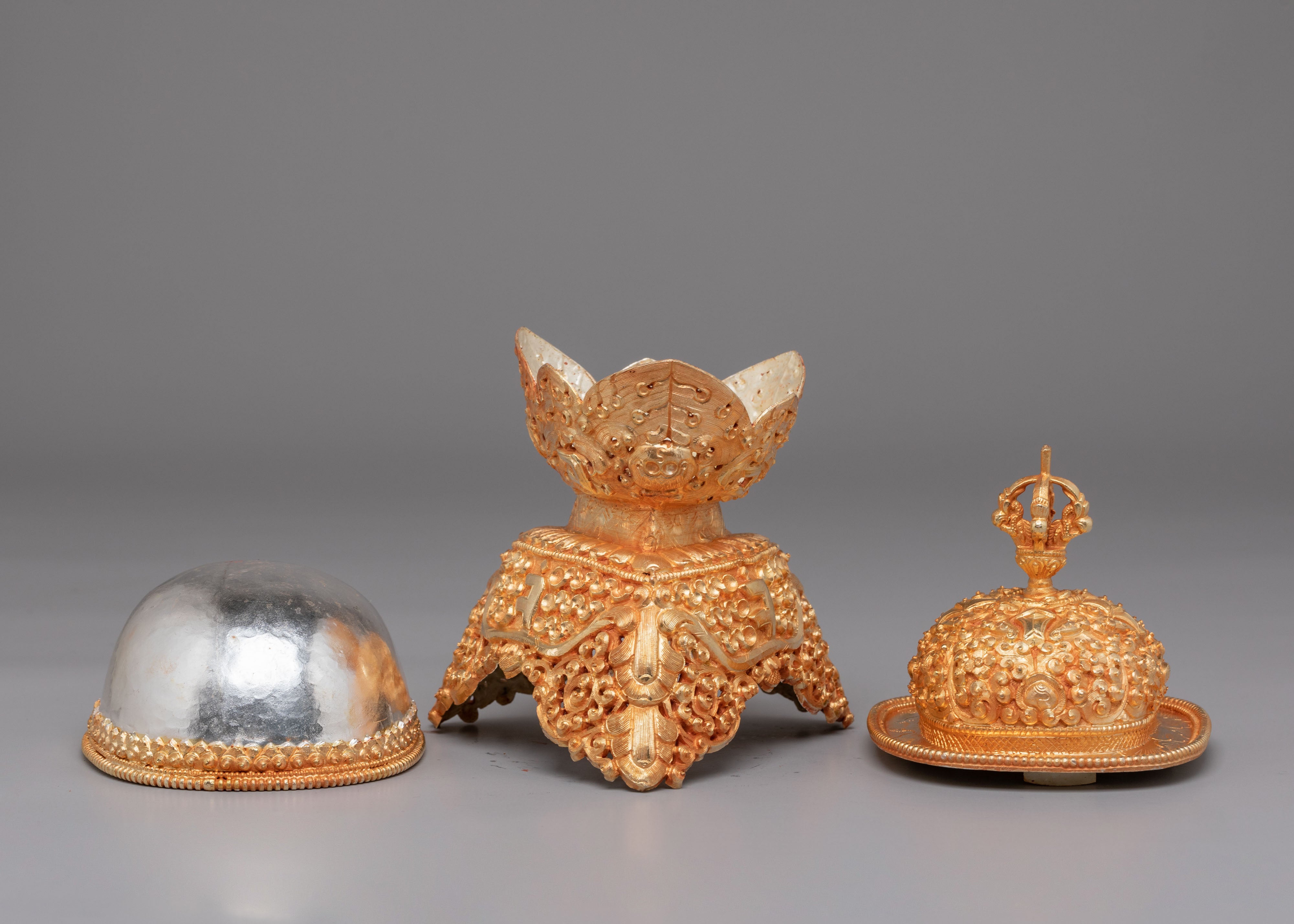 Handcrafted Kapala Ritual Cup | Tibetan Buddhist Offering Vessel