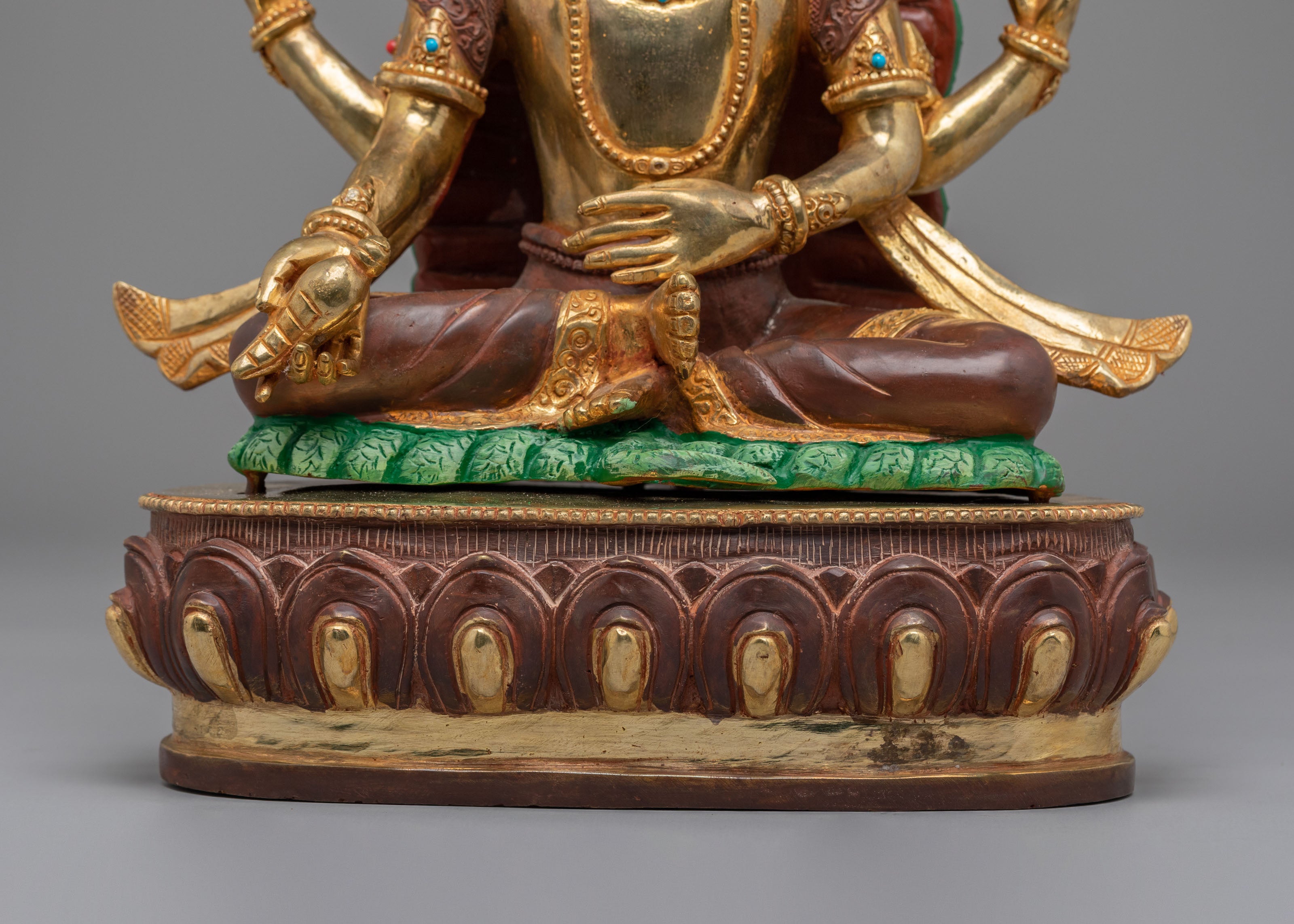 Traditional Bishnu Altar Statue | Spiritual Home Decor