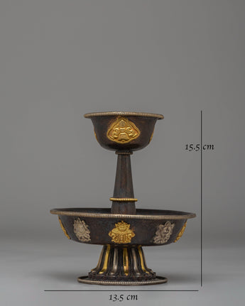 Traditional Tibetan Serkyem Set 