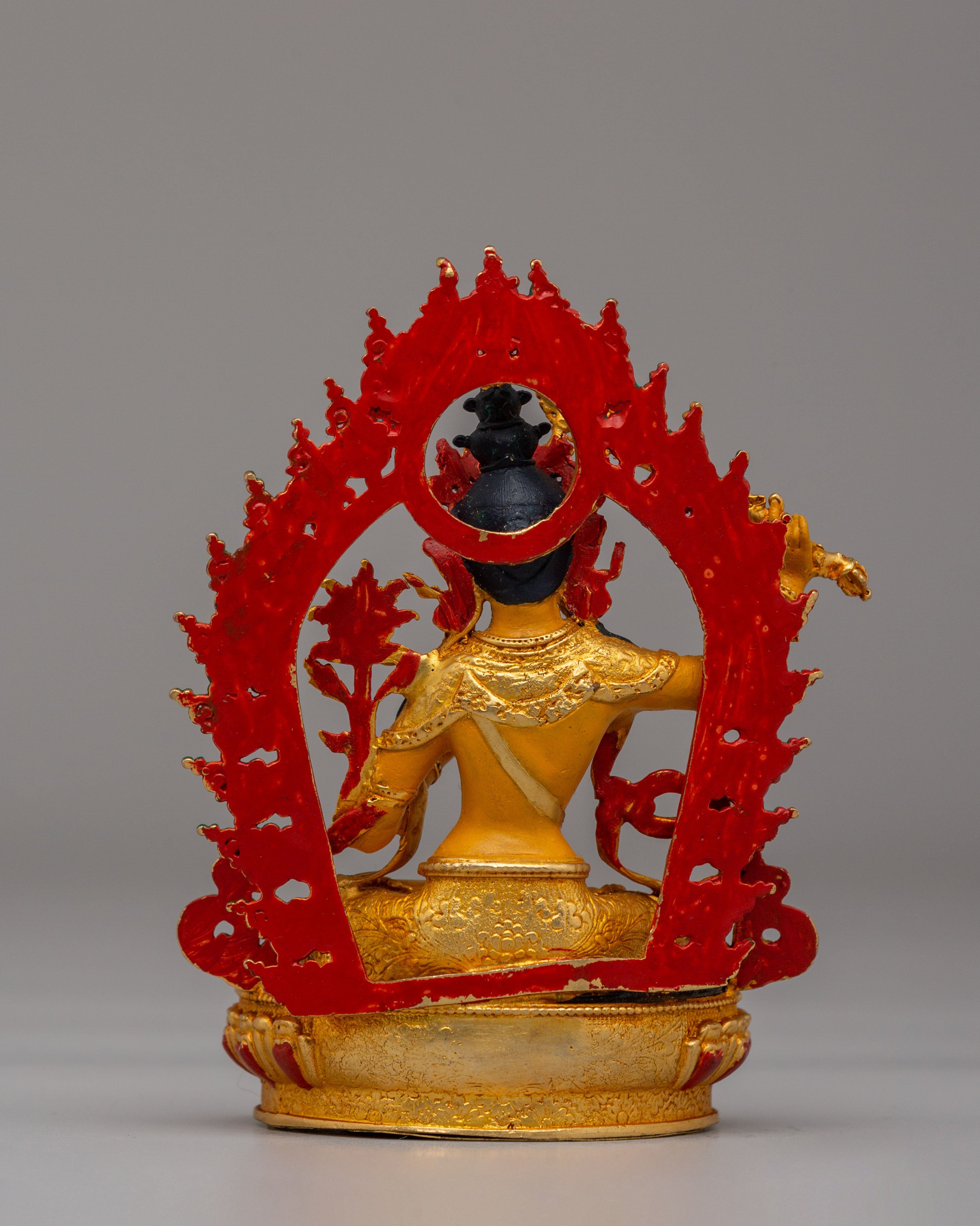 Flaming Sword Manjushri Statue | Wisdom Deity Sculpture