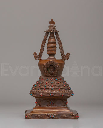 Buddhist Lotus Blossom Stupa