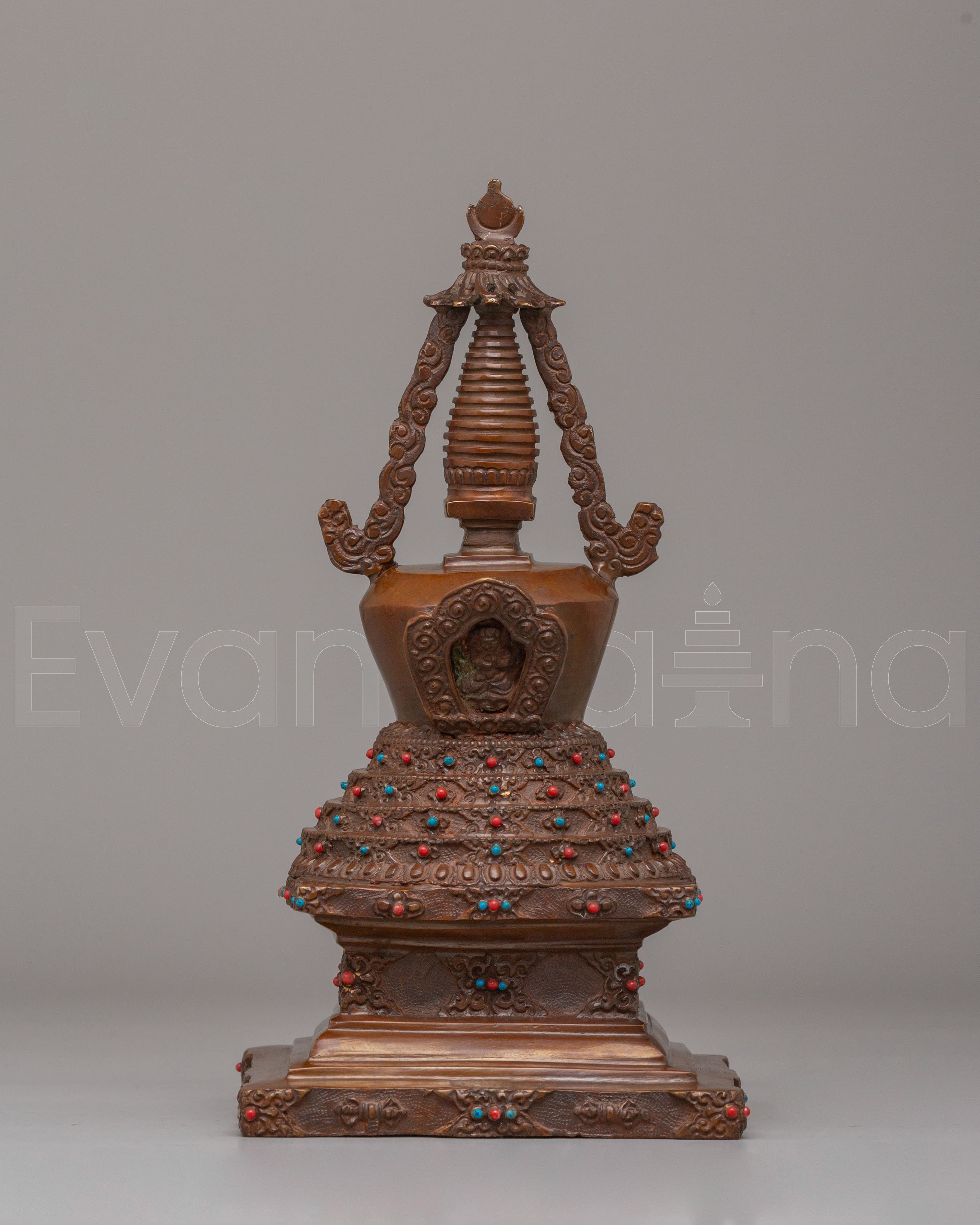 Buddhist Lotus Blossom Stupa