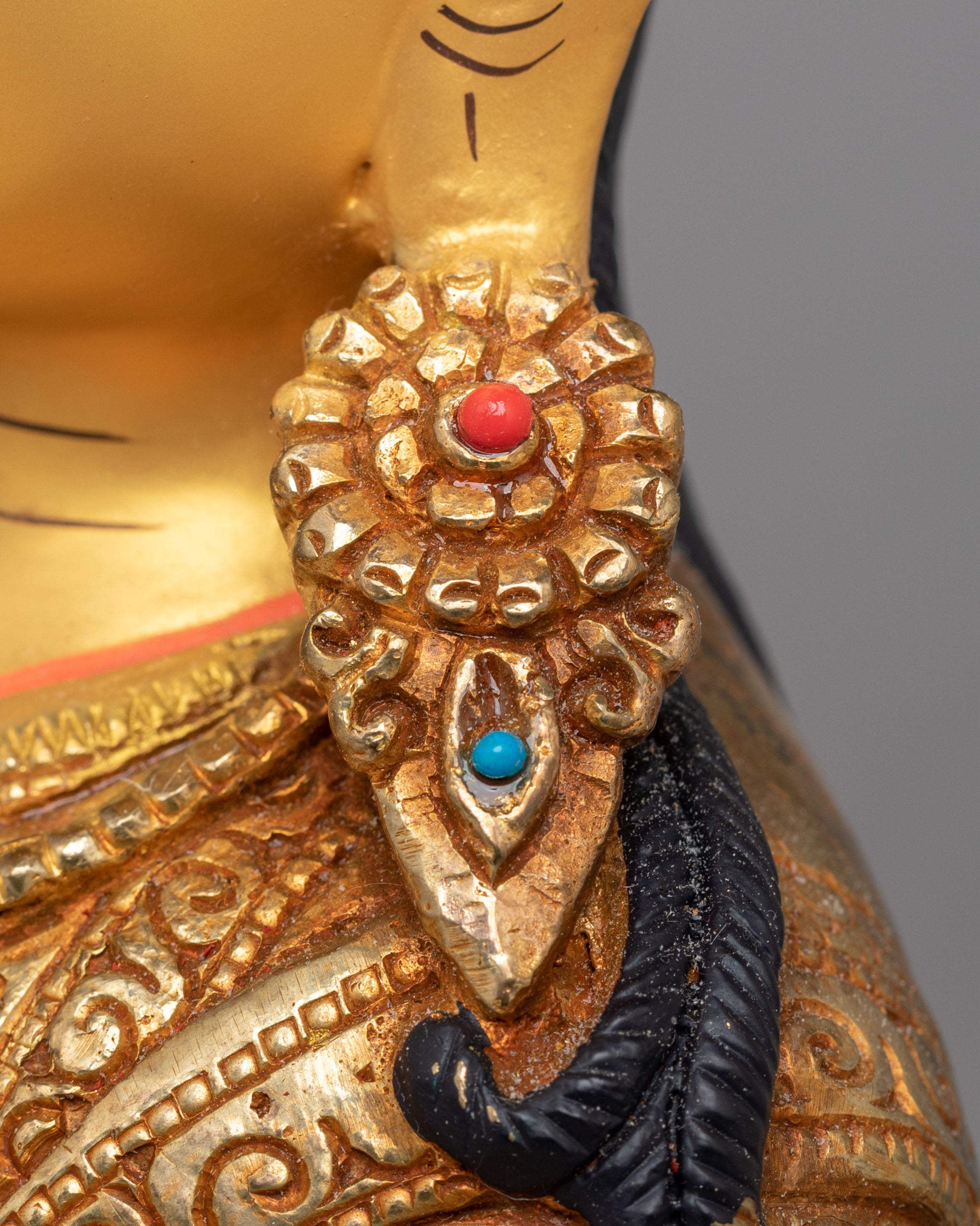 Ceremonial Padmasambhava Altar Statue | Tibetan Guru Rinpoche