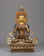 Amitayus Statue for Longevity | Handcrafted Tibetan Buddha Art