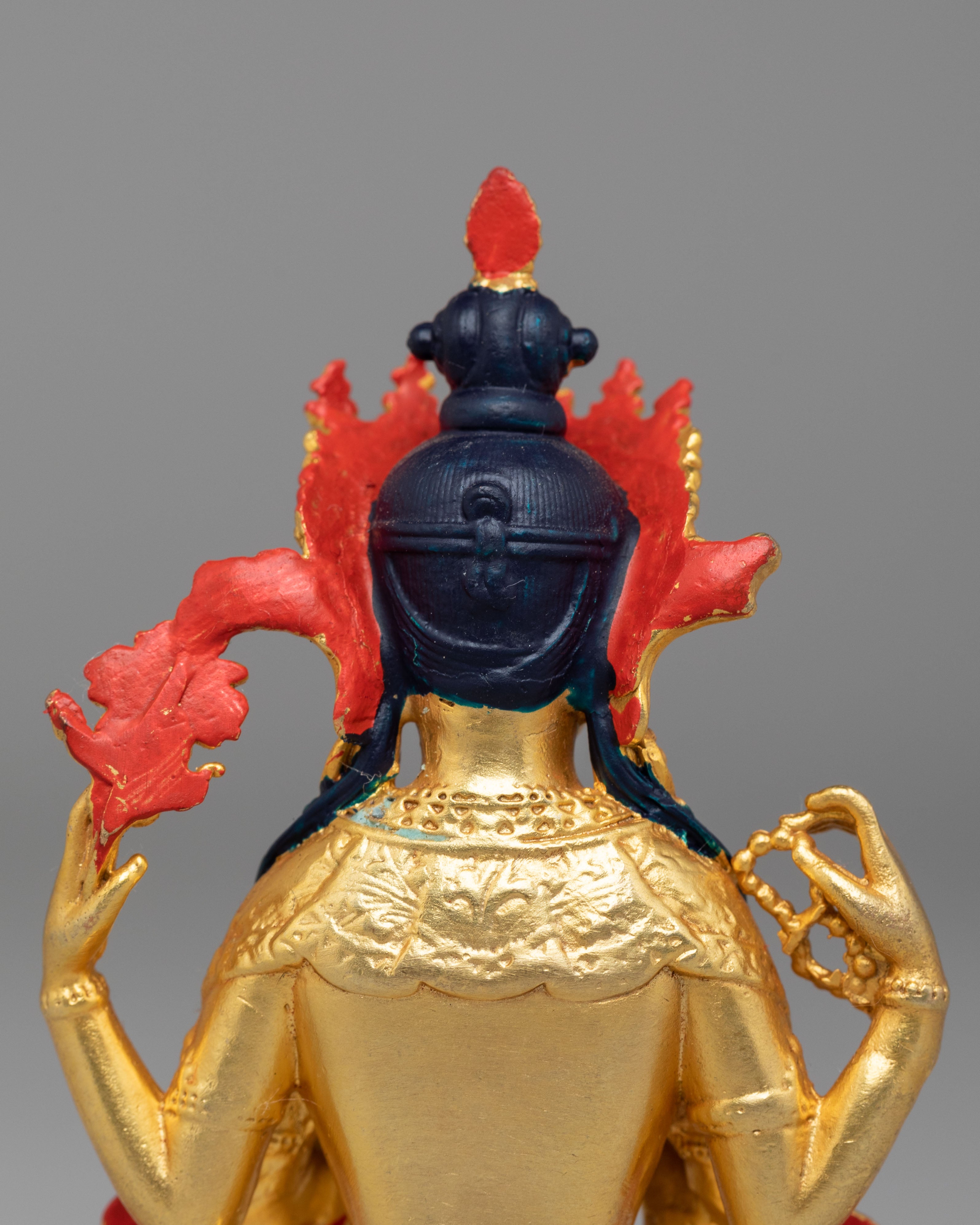 Traditional Chenrezig Compassion Deity Statue | Symbol of Wisdom and Kindness