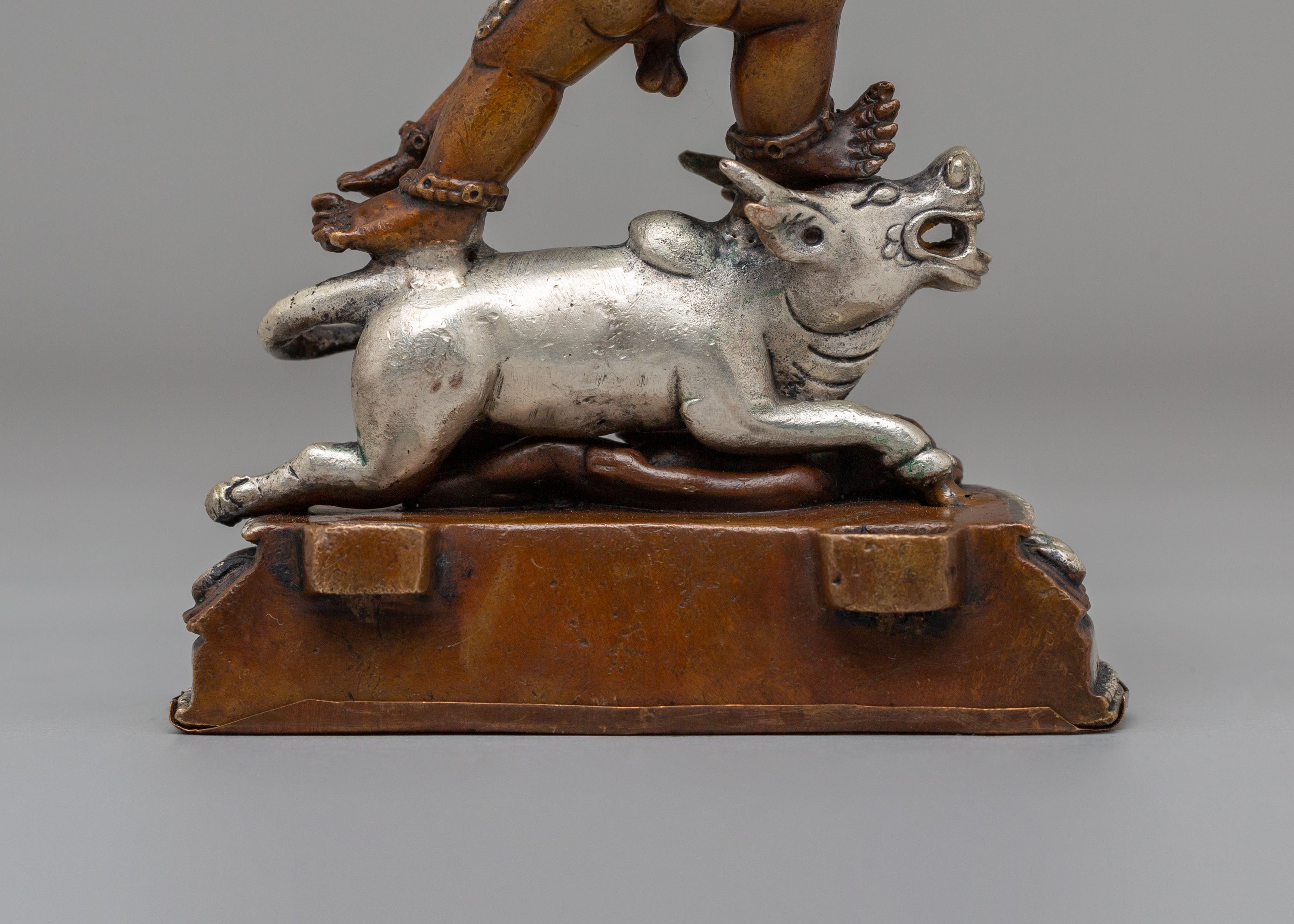 Yama Dharmaraja With Consort Sculpture | Guardian of Justice