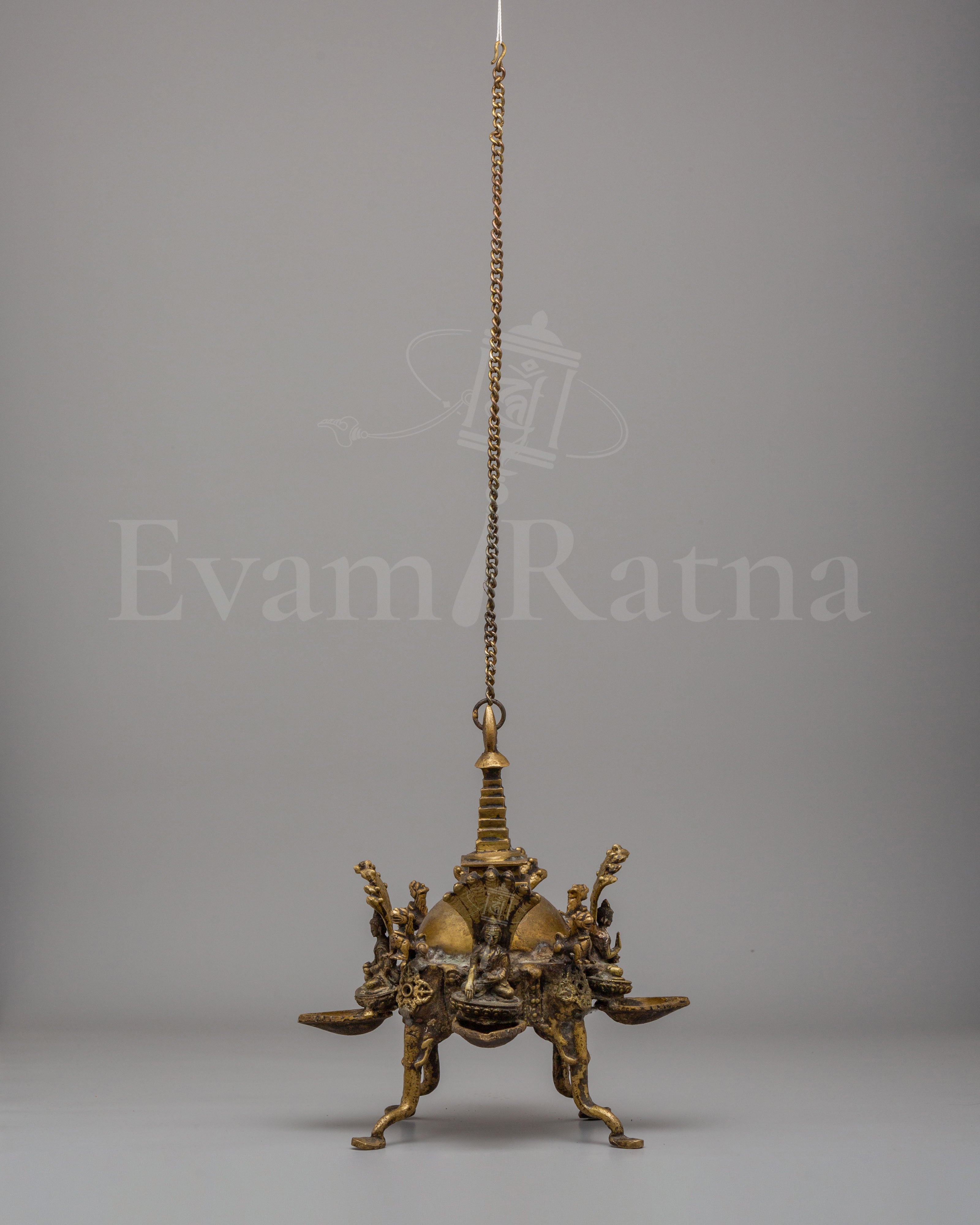 Five Dhyani Buddha Hanging Stupa Dalucha 