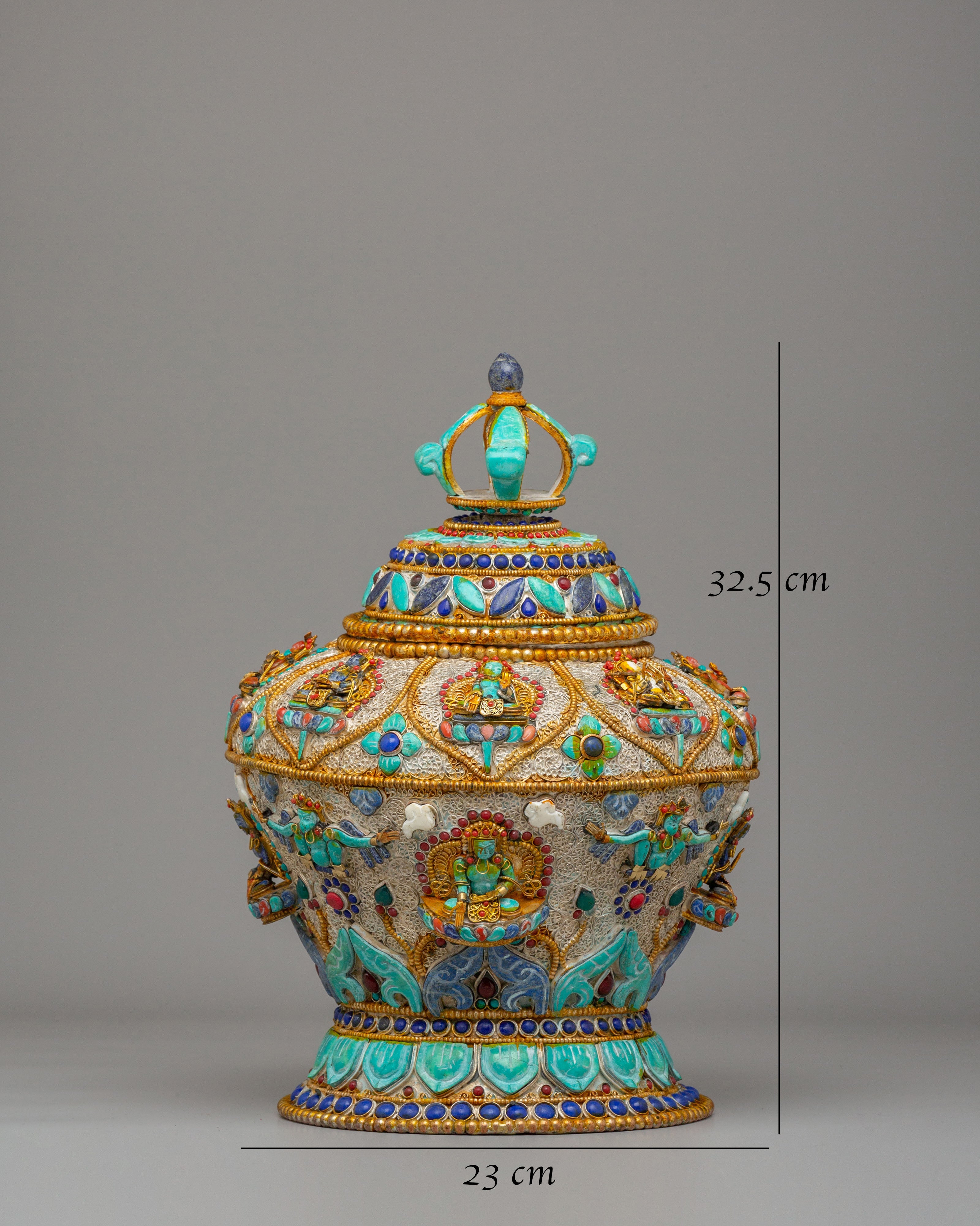 Spiritual Ritual Rice Pot | Sacred Offering Pot for Ceremonies & Blessings