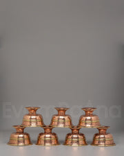 Tibetan Offering Bowls Set 
