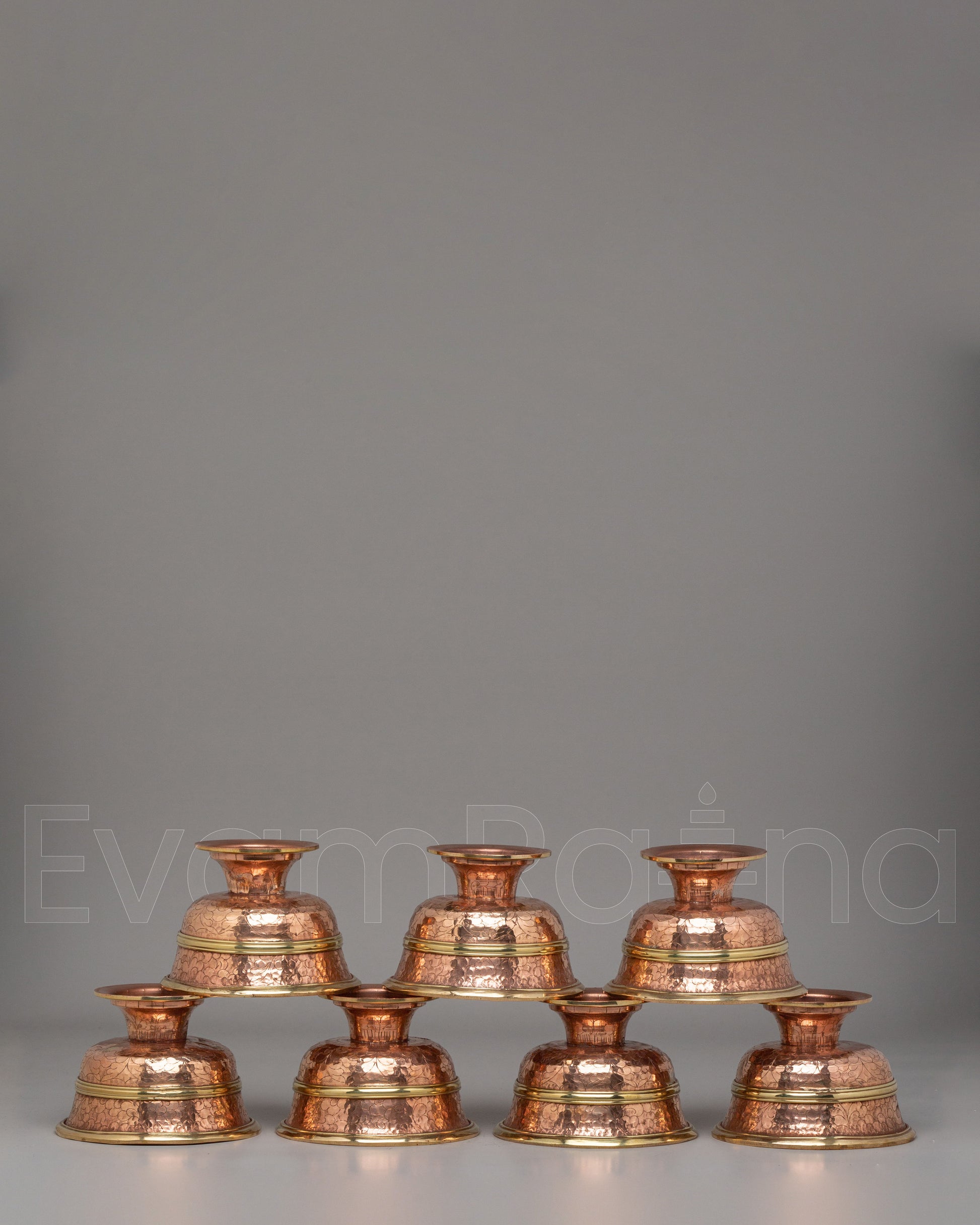 Tibetan Offering Bowls Set 